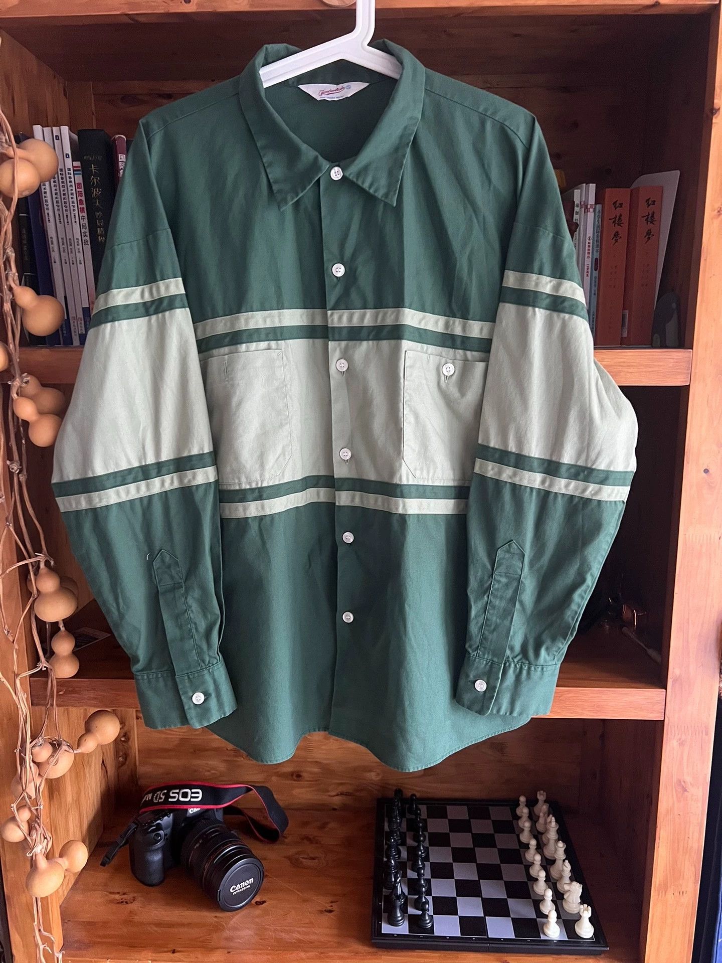 Tenderloin Tenderloin Workwear Color Block Long Sleeve Shirt Rare Japan Size US S / EU 44-46 / 1 - 1 Thumbnail