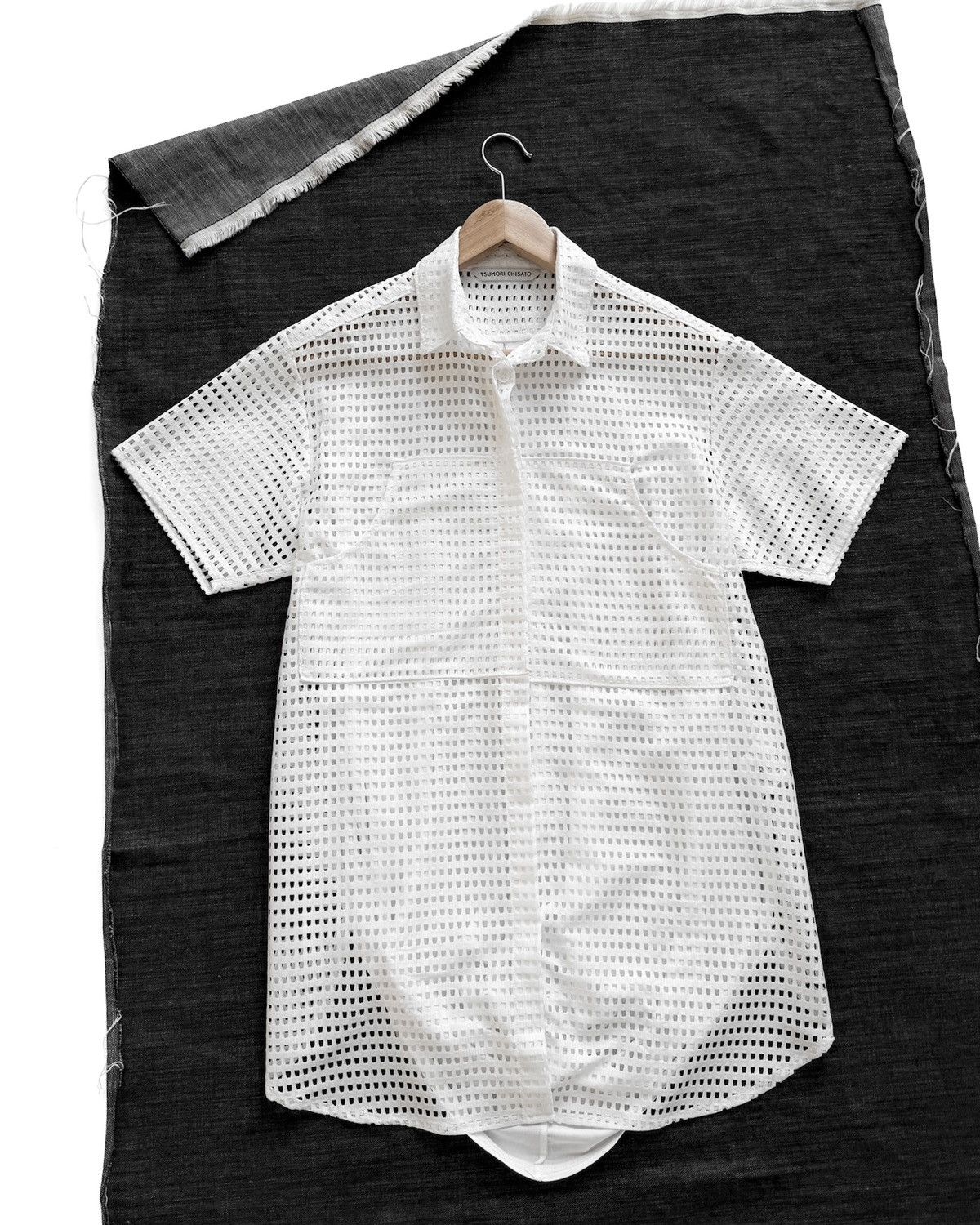 Tsumori Chisato TSUMORI CHISATO WHITE MESH SHIRT Size M / US 6-8 / IT 42-44 - 1 Thumbnail