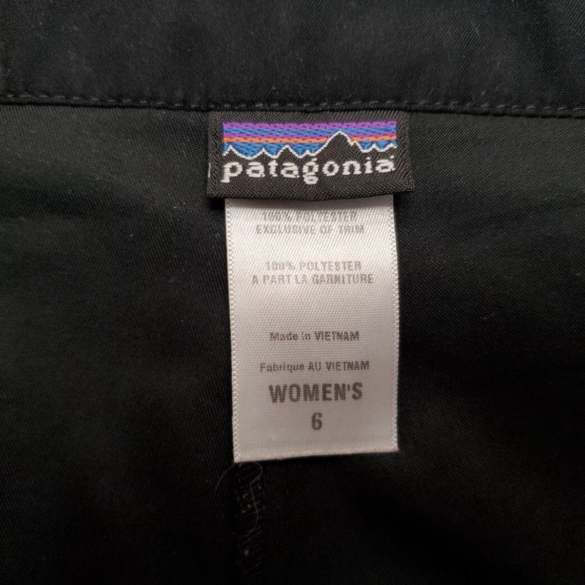Patagonia VINTAGE Patagonia Skort Womens 6 Black Lined Outdoors Performance Skirt Hike Gorp Size 30" / US 8 / IT 44 - 6 Thumbnail