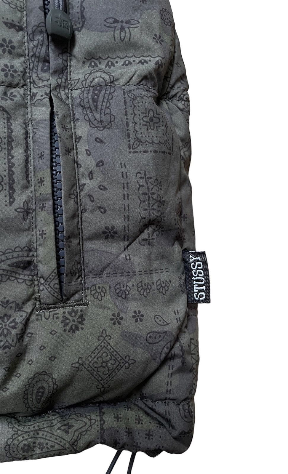 Stussy Vintage down STUSSY puffer vest jacket military /khaki Size US L / EU 52-54 / 3 - 9 Thumbnail