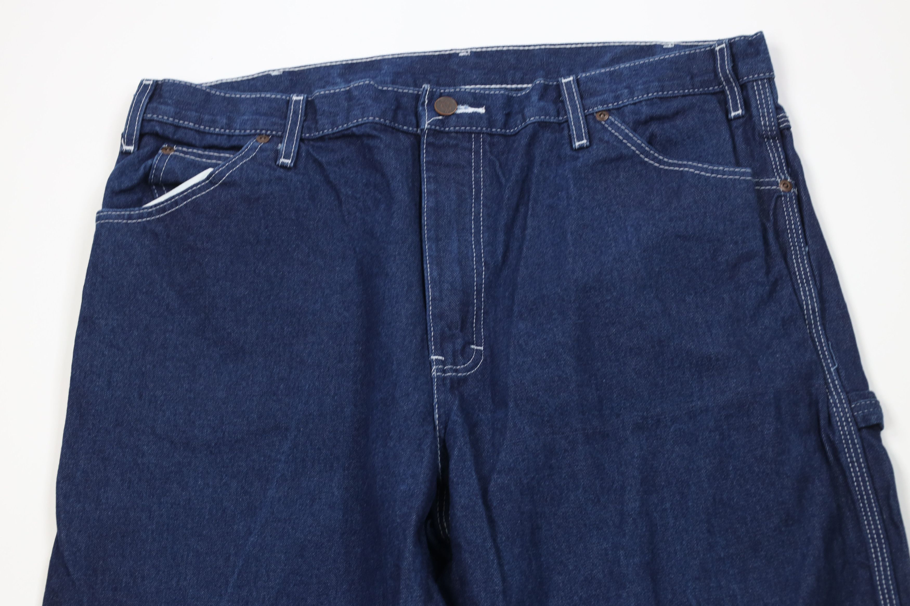 Dickies Vintage Y2K Dickies Wide Leg Dungaree Denim Jeans Cotton Size US 38 / EU 54 - 2 Thumbnail