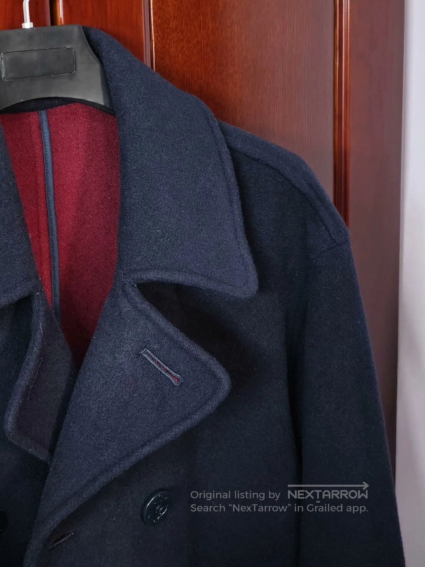 Japanese Brand Italian Wool Cashmere Double-Faced Jacket. Size US M / EU 48-50 / 2 - 2 Thumbnail