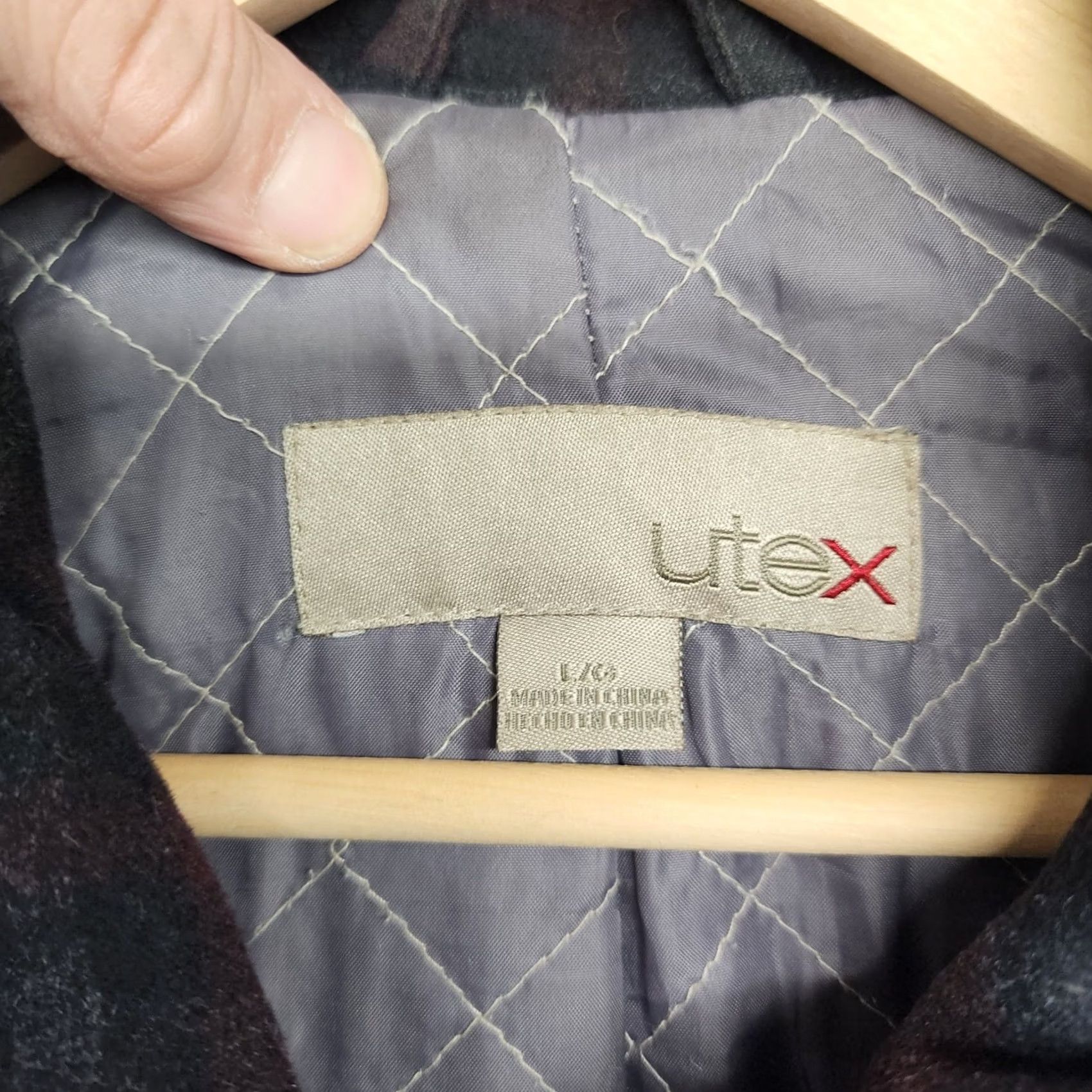 Vintage Utex Coat Jacket Mens Large Wool Blend Quilt Lining Grey Red Plaid Utility Chore Jacket Coat Mens L Regular Wool Pattern Plaid Fall Winter Size US L / EU 52-54 / 3 - 4 Thumbnail