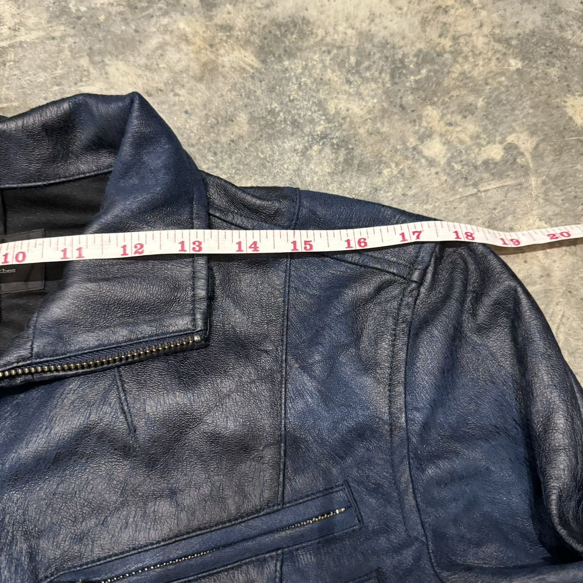 Tornado Mart Tornado Mart Blue Leather Jacket Size US S / EU 44-46 / 1 - 10 Thumbnail