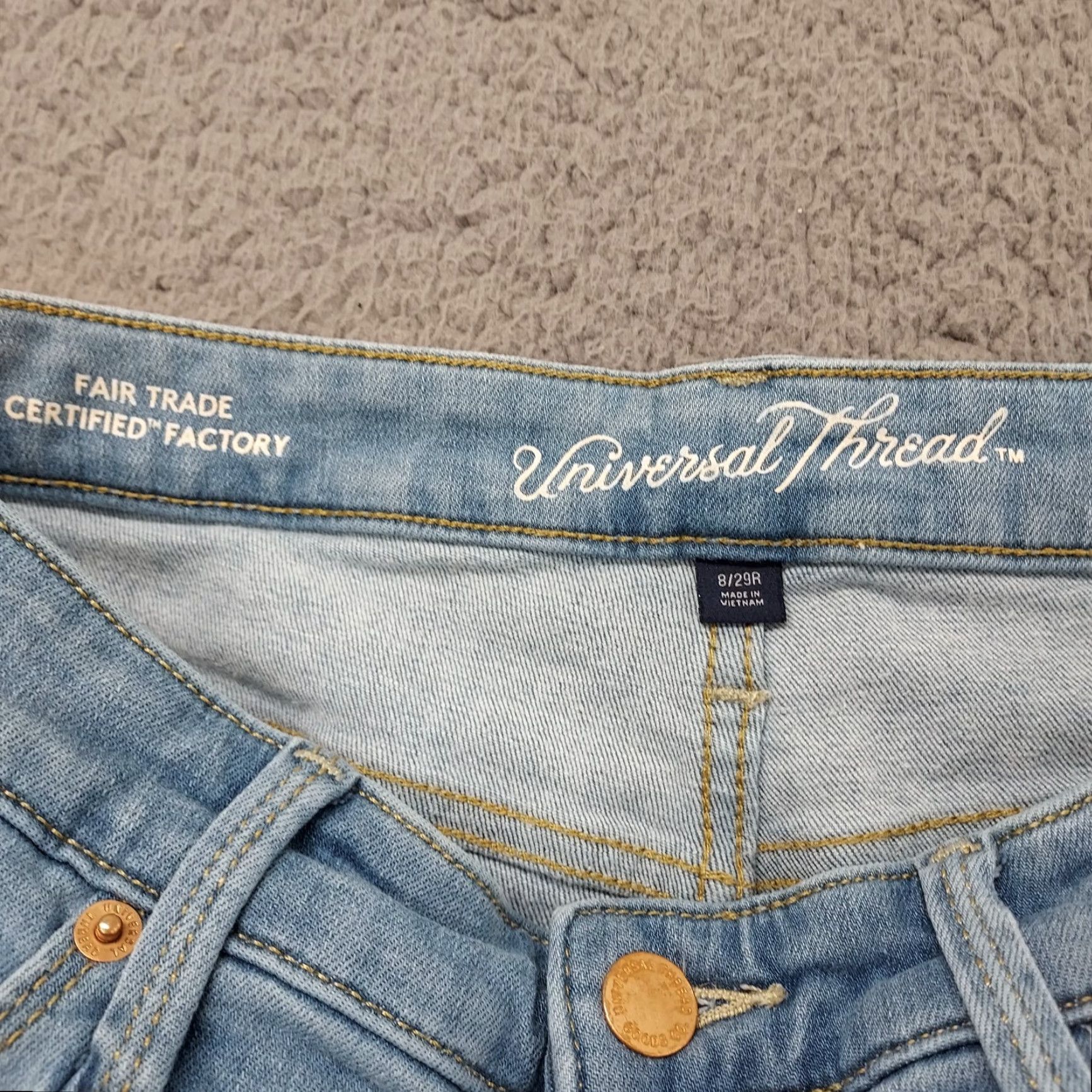 Vintage VINTAGE Universal Thread Jeans Womens Size 8/29R Blue Denim High Rise Skinny Size 30" / US 8 / IT 44 - 3 Thumbnail