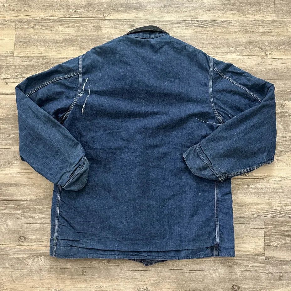 JCPenney Vintage 50s JC Penney Denim Chore Coat Blanket Lined Size XL Size US XL / EU 56 / 4 - 6 Thumbnail