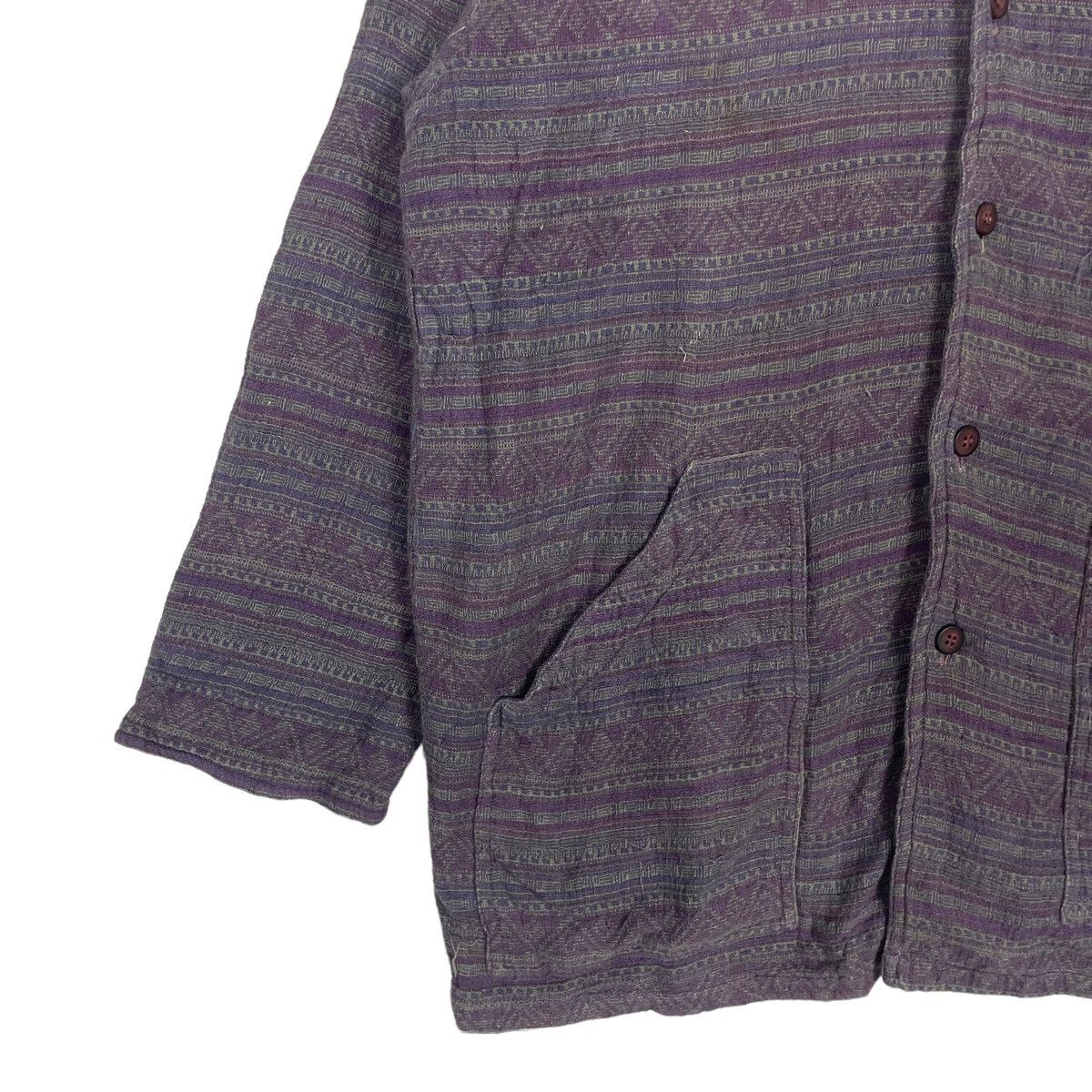 45rpm × Japanese Brand × Vintage 💥80s YASHODA BORO INSPIRED KAPITAL BUTTON JACKET Size US L / EU 52-54 / 3 - 3 Thumbnail