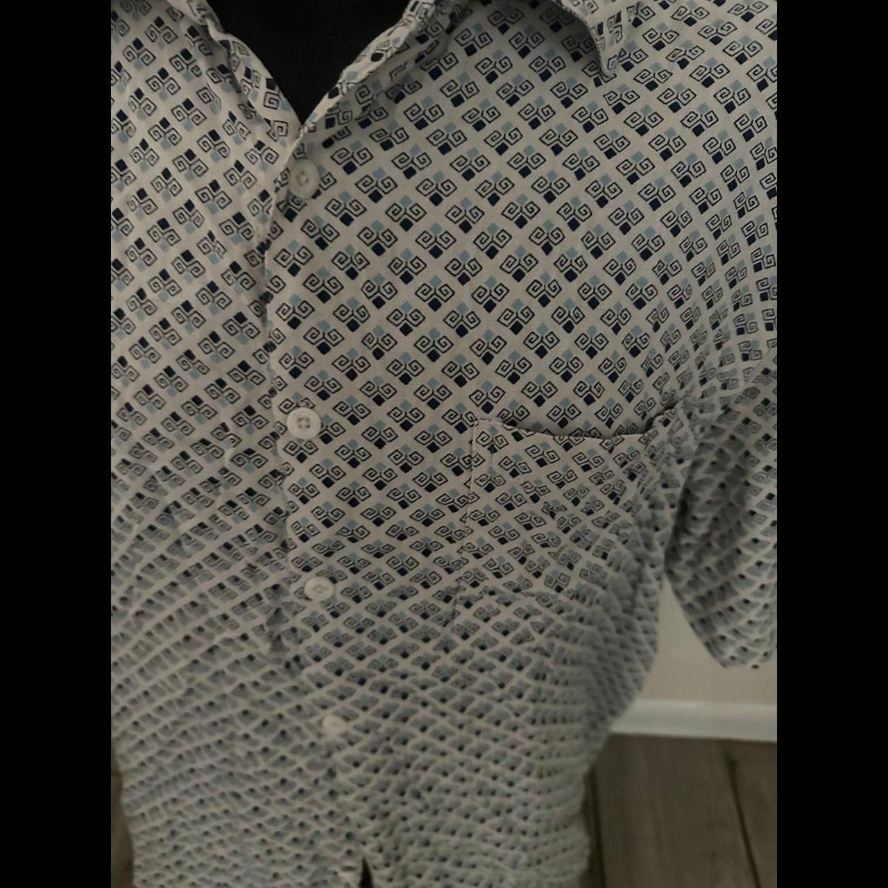 Designer Mens Used Vintage 100 Silk Size US L / EU 52-54 / 3 - 3 Thumbnail