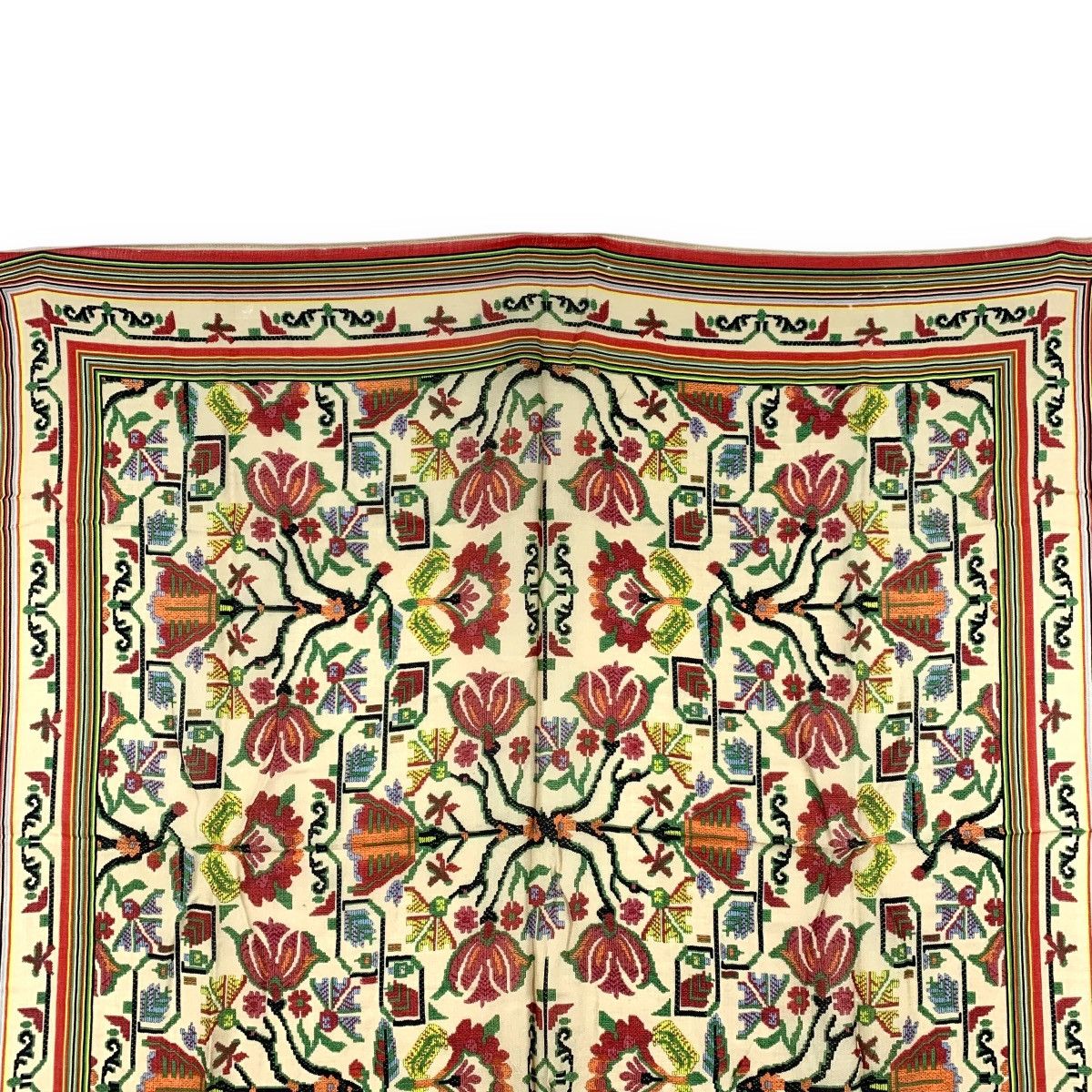 Kenzo Vintage KENZO PARIS FLORAL Over Print Baroque Scarf Shawl Size ONE SIZE - 2 Thumbnail