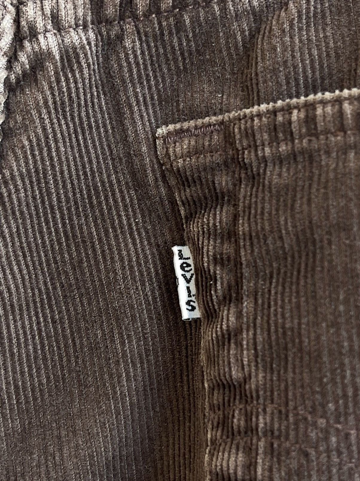 Levi's 551 White Tab Straight Fit Corduroy 5 Pocket Jeans Pants 90s Size US 31 - 8 Thumbnail