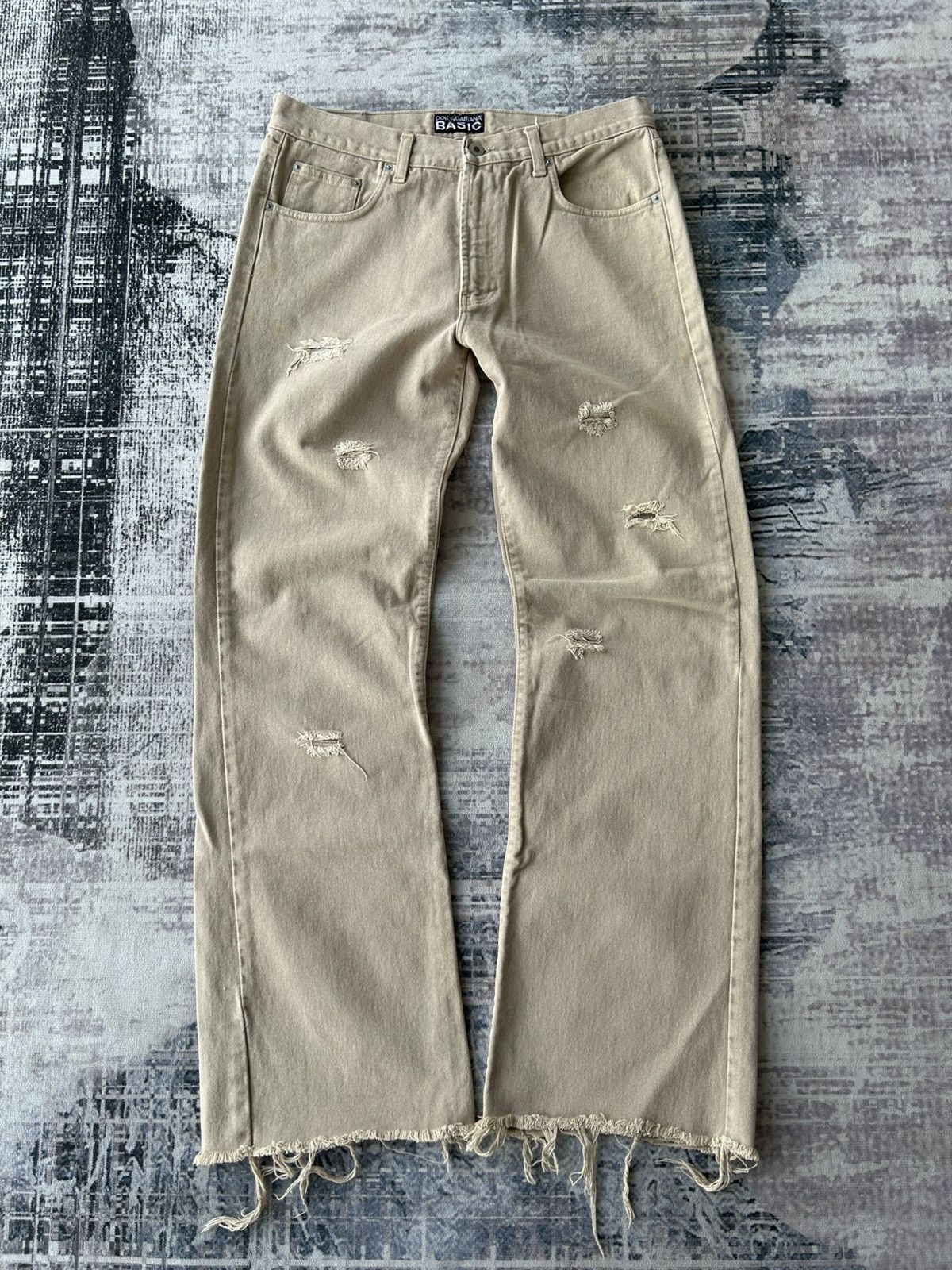 Dolce & Gabbana Distressed Pants