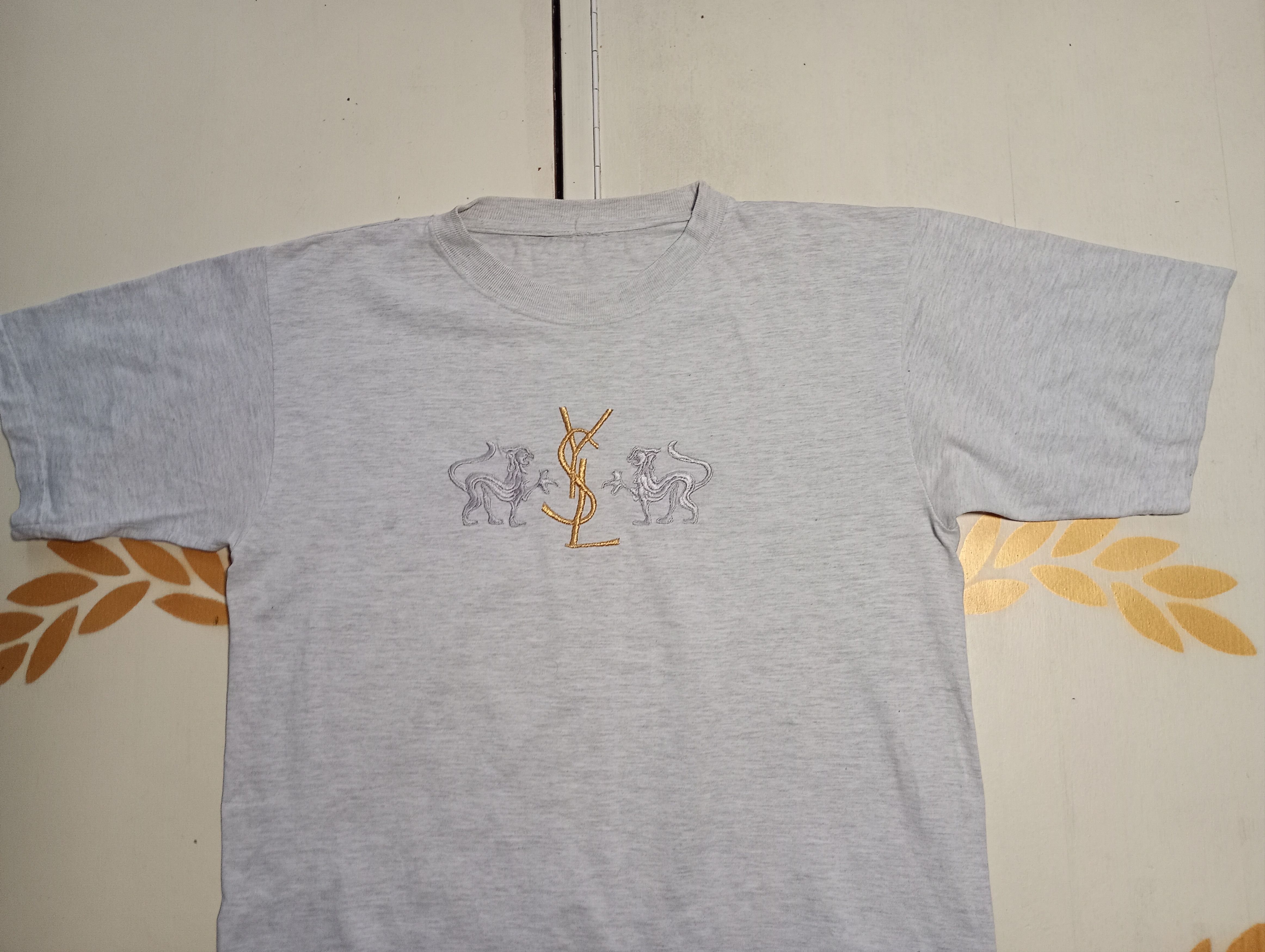 Yves Saint Laurent YSL Pour Homme T-Shirt Vintage Size US M / EU 48-50 / 2 - 4 Thumbnail