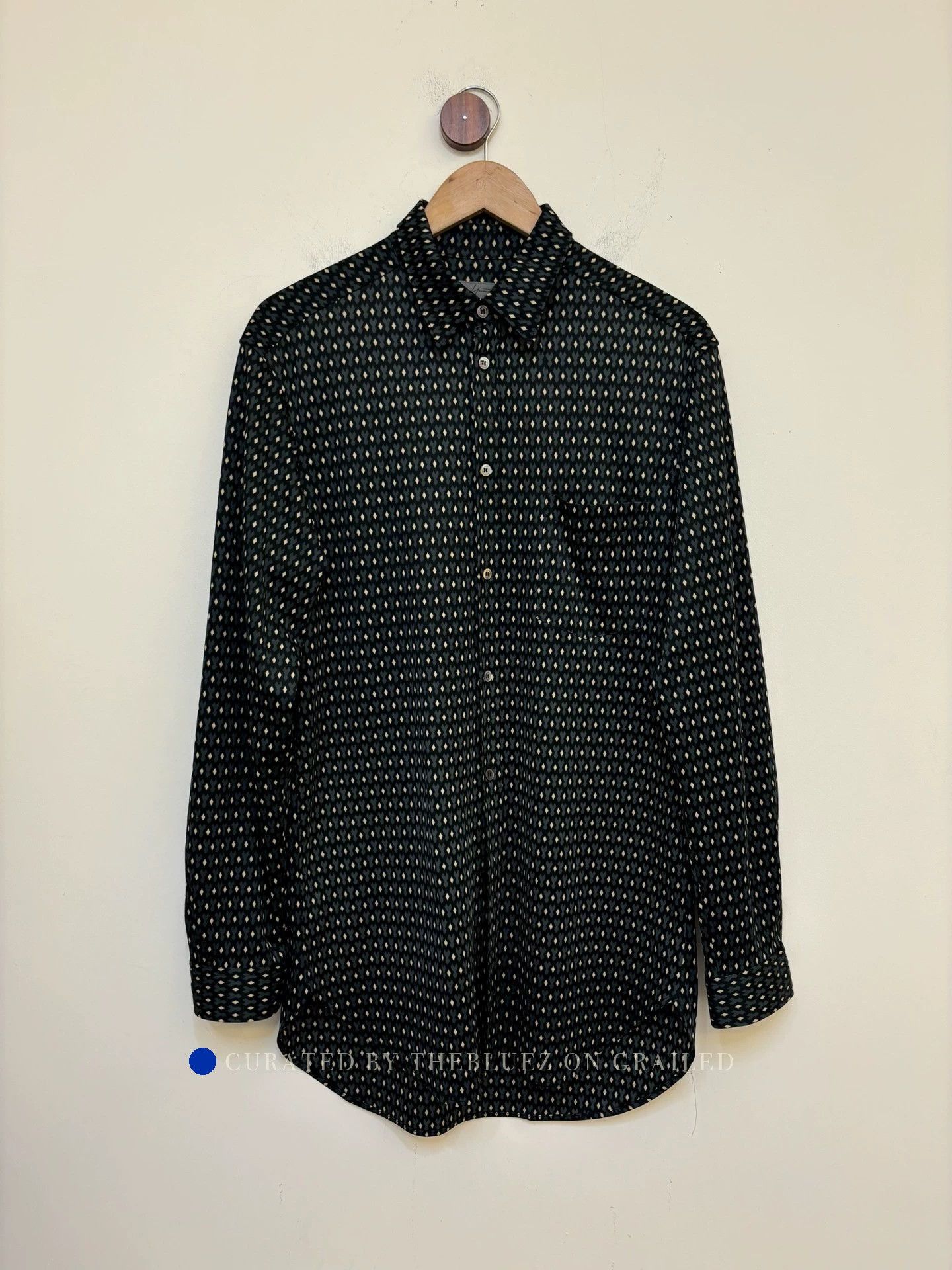 Yohji Yamamoto Multi-Pattern Long-Sleeve Button-Up Shirt Size US M / EU 48-50 / 2 - 1 Thumbnail