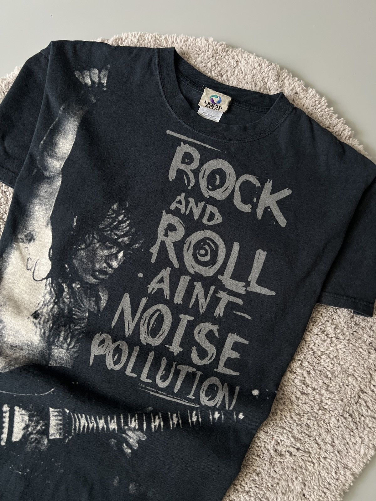 AC/DC × Band Tees × Liquid Blue Vintage AC/DC T-Shirt Liquid Blue 2003 Rock And Roll Size L Size US L / EU 52-54 / 3 - 2 Thumbnail
