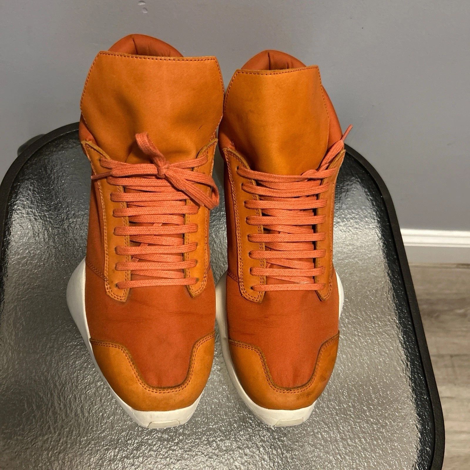 Rick Owens Adidas x Rick Owens Runner Fox Orange 9.5 AQ2824 Size US 9.5 / EU 42-43 - 2 Thumbnail