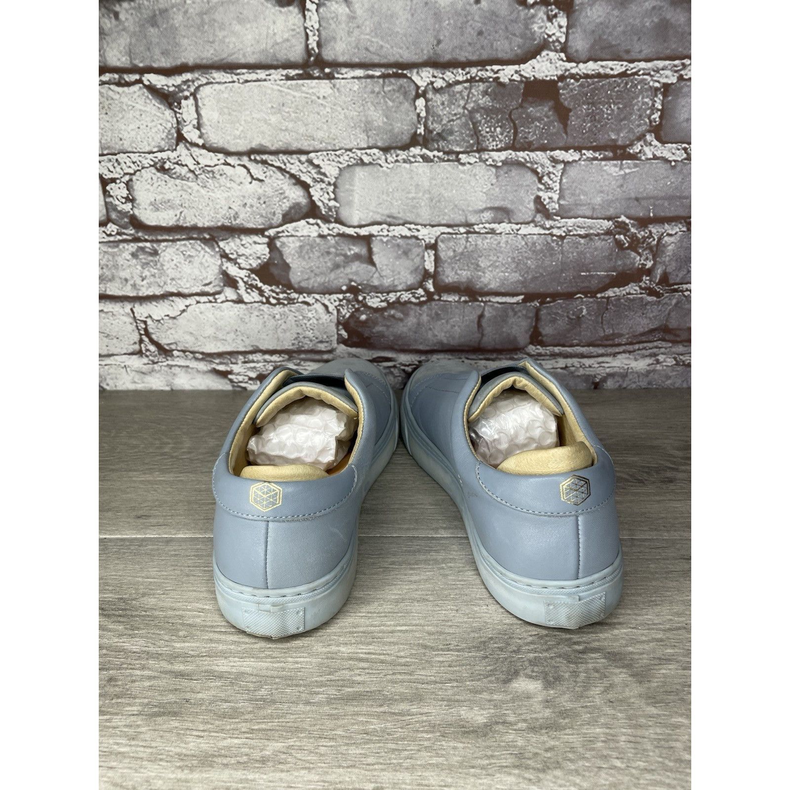 ALBA Alma Mater Blue Leather Slip On Casual Sneakers Shoes Women’ Size US 6.5 / IT 36.5 - 5 Thumbnail