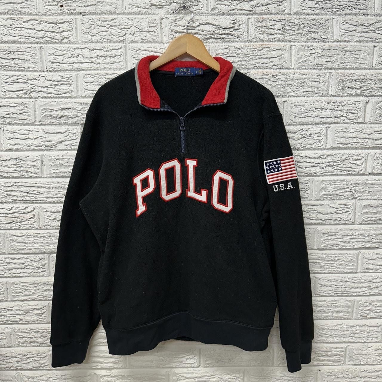 Polo Ralph Lauren Y2K Polo Ralph Lauren Fleece Pullover Size Large Size US L / EU 52-54 / 3 - 1 Thumbnail