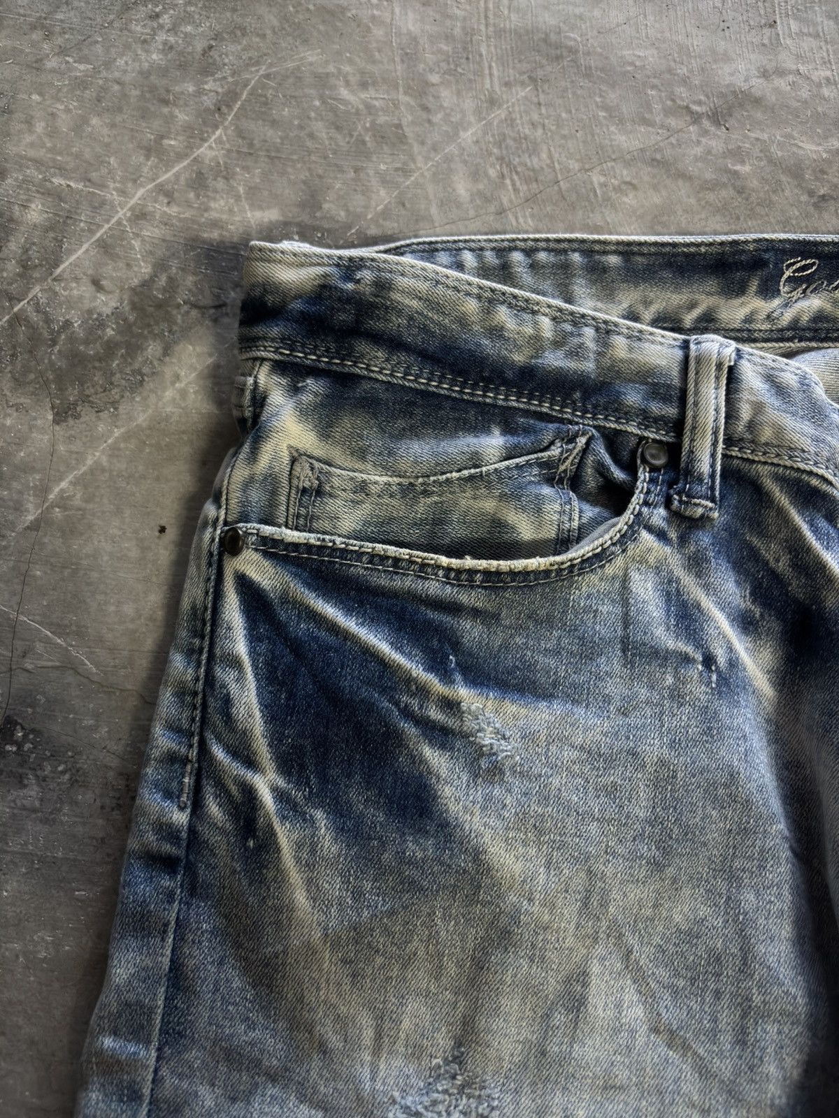 GOSTAR DE FUGA GOSTAR DE FUGA skinny slim distressed japanese jeans punk Size US 33 - 10 Thumbnail
