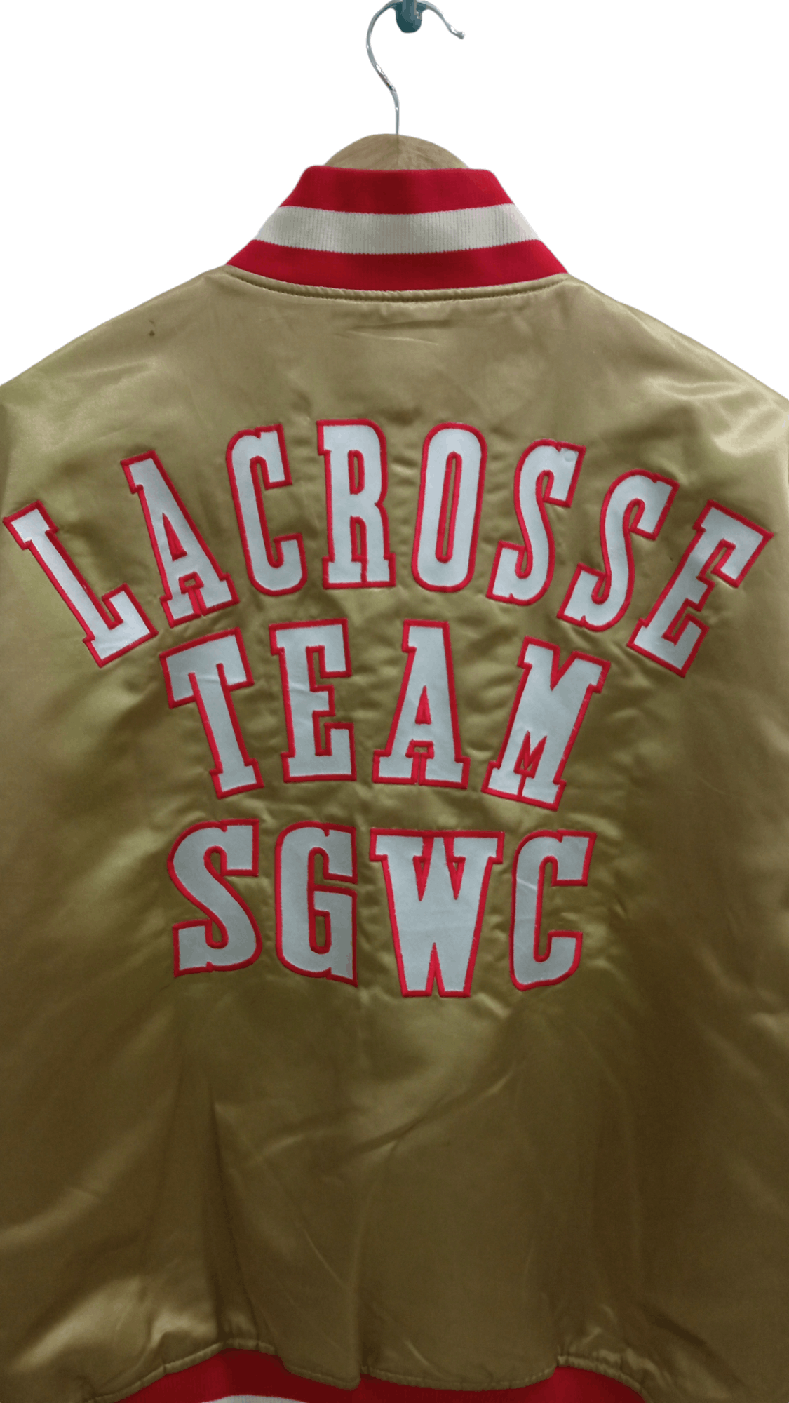 Vintage 🔥🔥Vintage 90s QB Club Lacrosse Team SGWC Varsity Jacket Size US L / EU 52-54 / 3 - 21 Thumbnail