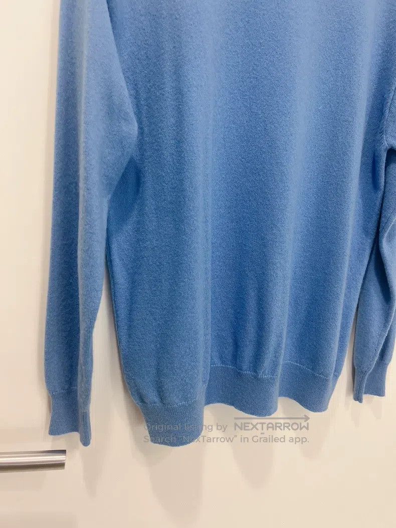 Brunello Cucinelli Brunello Cucinelli Blue Beaded Cashmere Sweater Knit Top Size S / US 4 / IT 40 - 5 Thumbnail