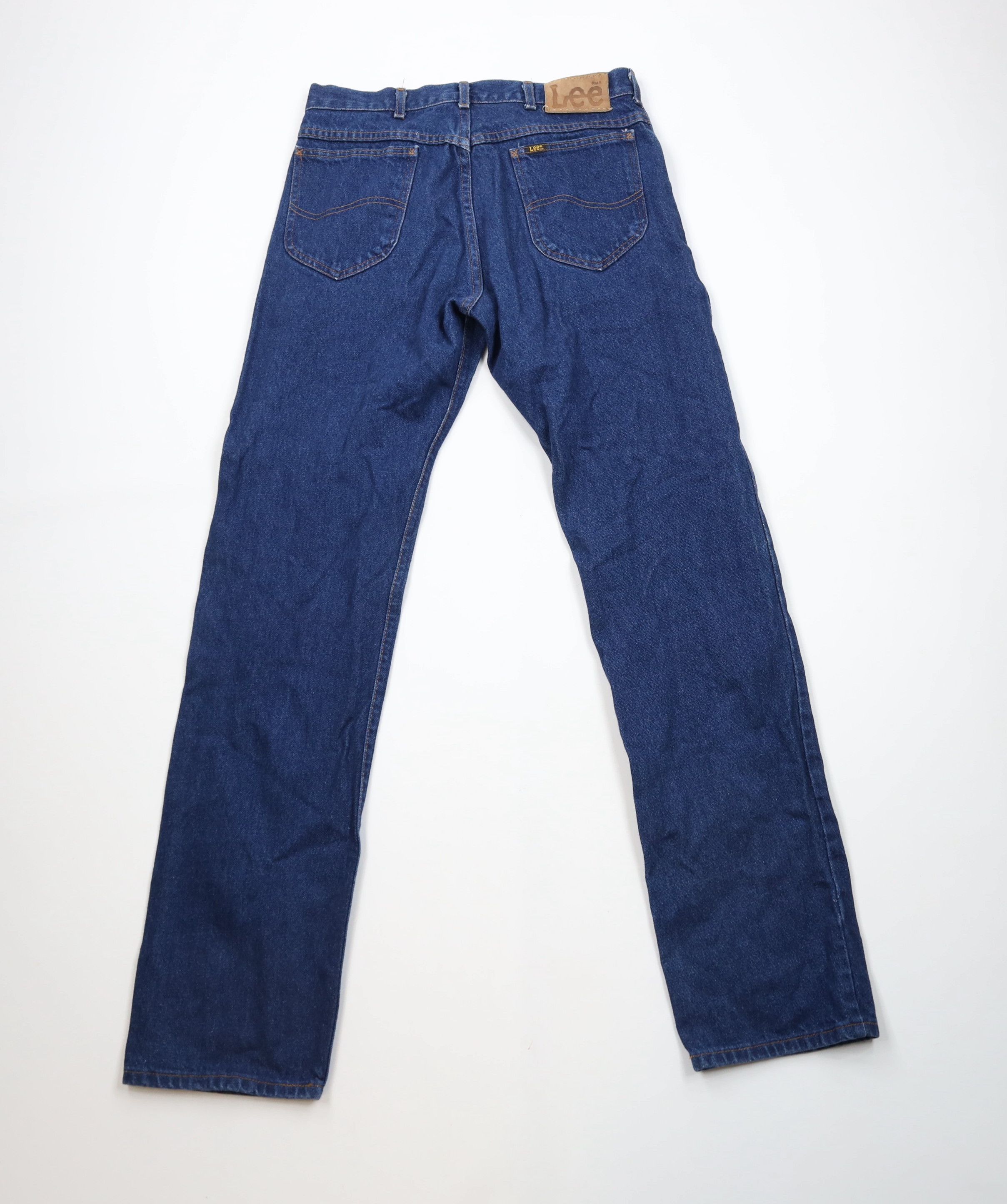 Lee × Vintage Vintage 90s Lee Straight Leg Denim Jeans Blue Cotton USA Size US 32 / EU 48 - 8 Thumbnail