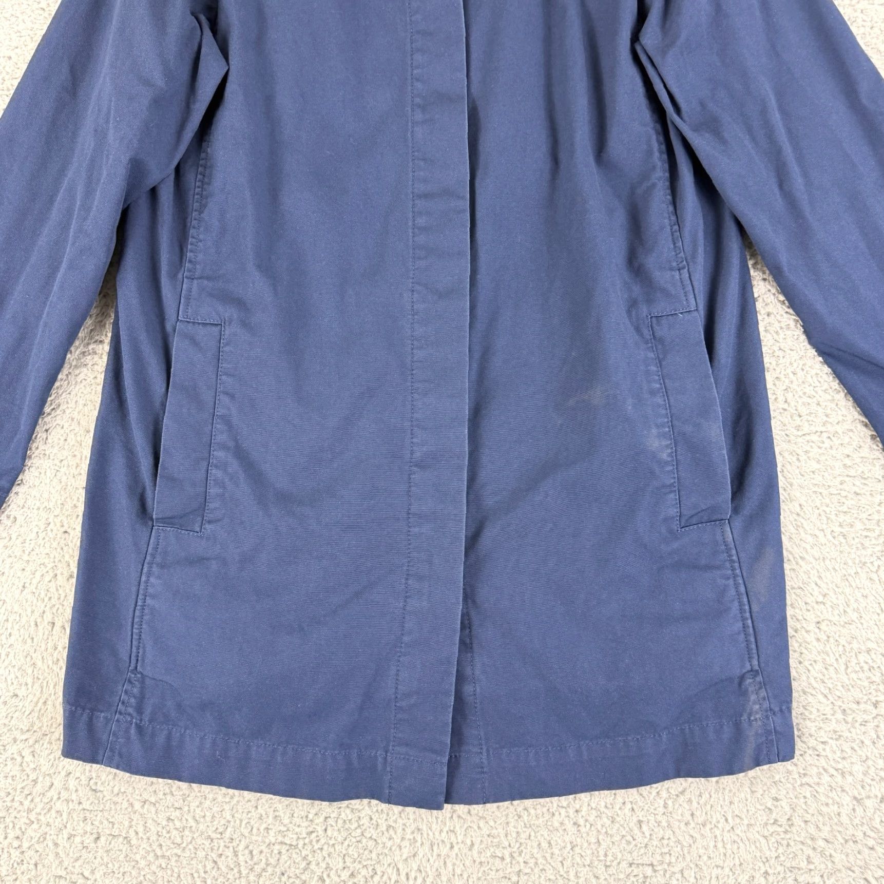 Eileen Fisher Eileen Fisher Coat Womens Medium Blue Long Sleeve 100% Organic Cotton Casual Size M / US 6-8 / IT 42-44 - 6 Thumbnail