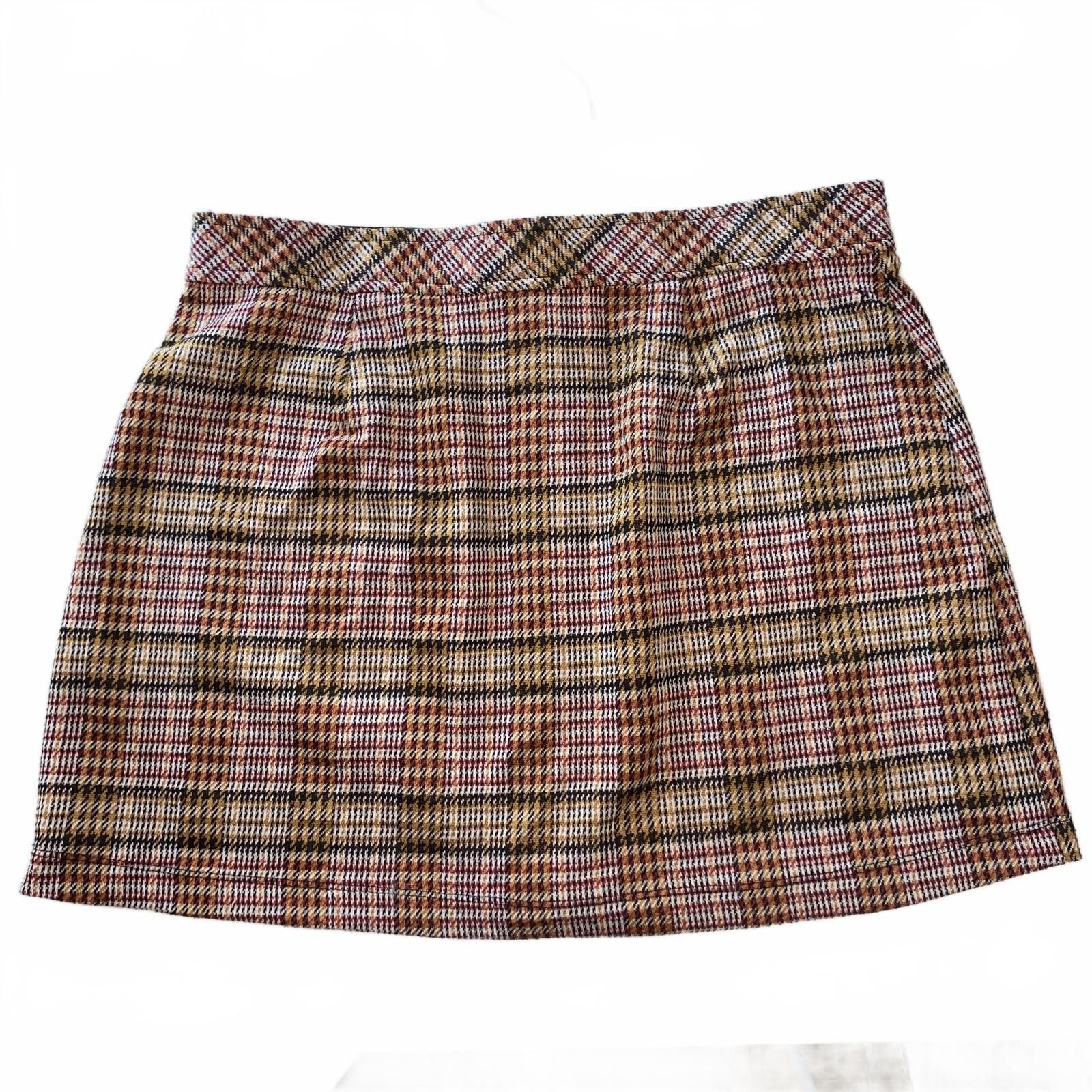 Joe Boxer Y2k Plaid Mini Skirt L Size 36" / US 14 / IT 50 - 2 Thumbnail