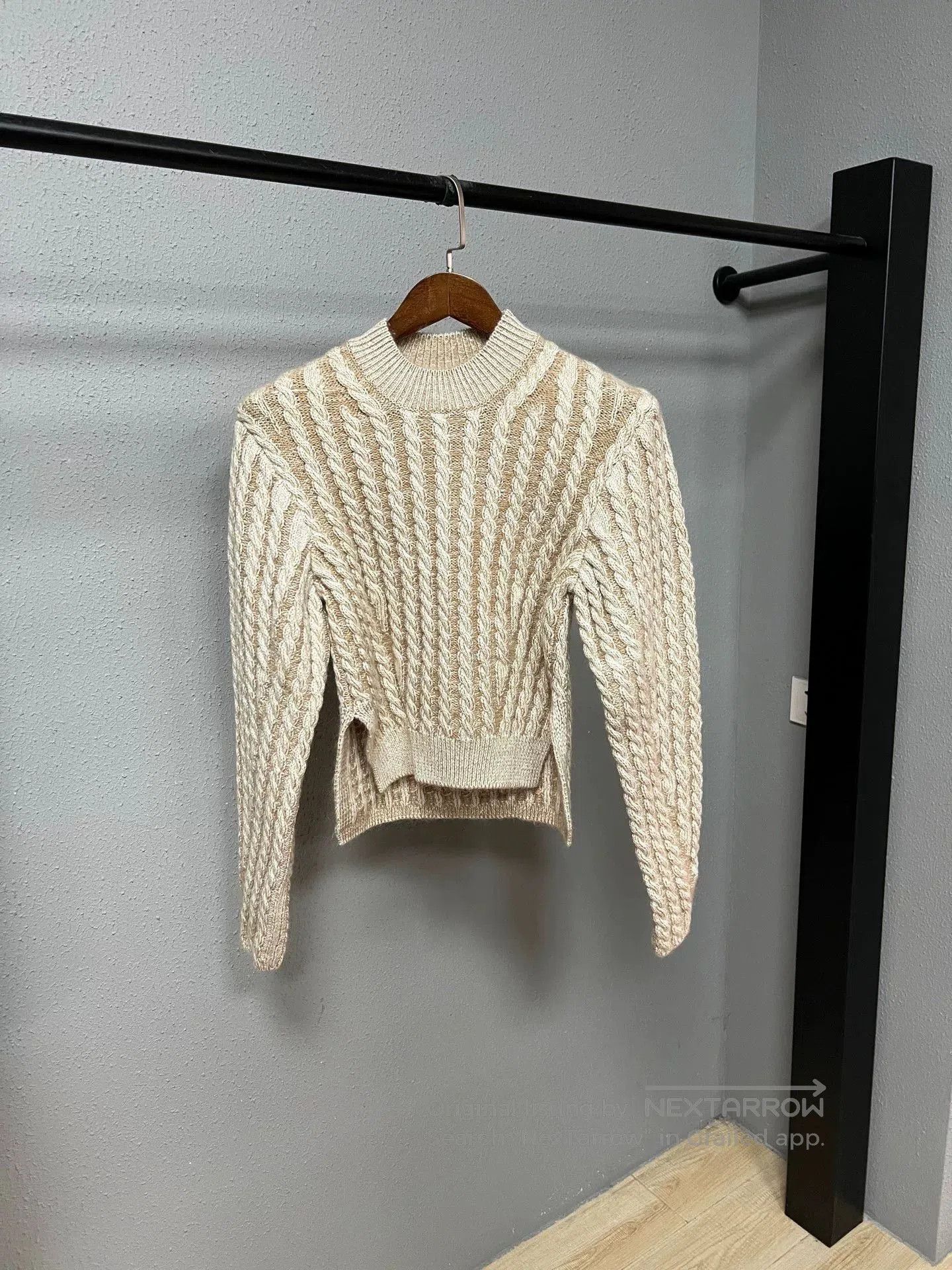 Chloe cream cable knit sweater. Size XS / US 0-2 / IT 36-38 - 1 Thumbnail