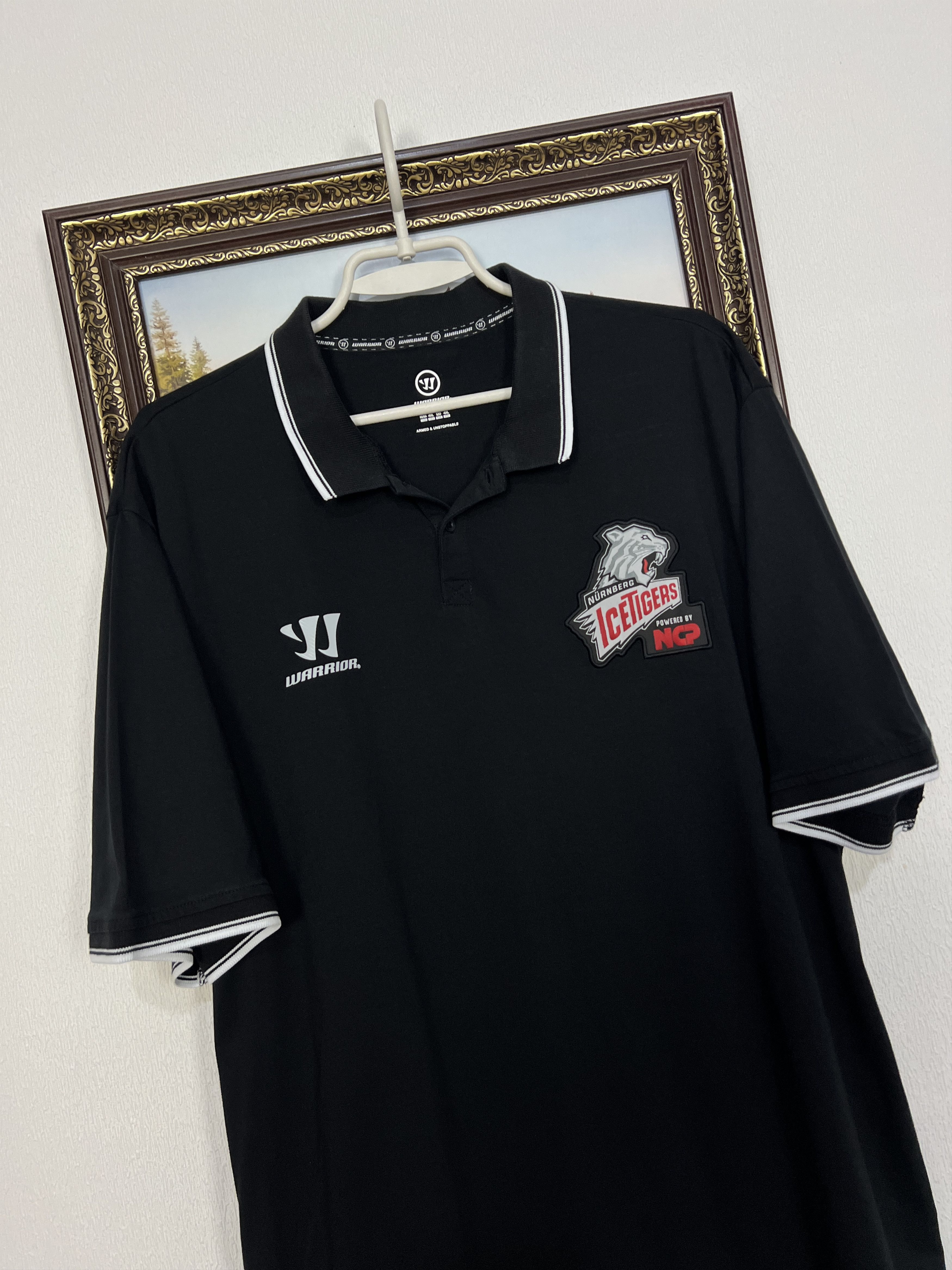 Warrior Nurnberg Ice Tigers Hockey Polo Shirt Trikot Jersey 3XL Size US XXL / EU 58 / 5 - 4 Thumbnail
