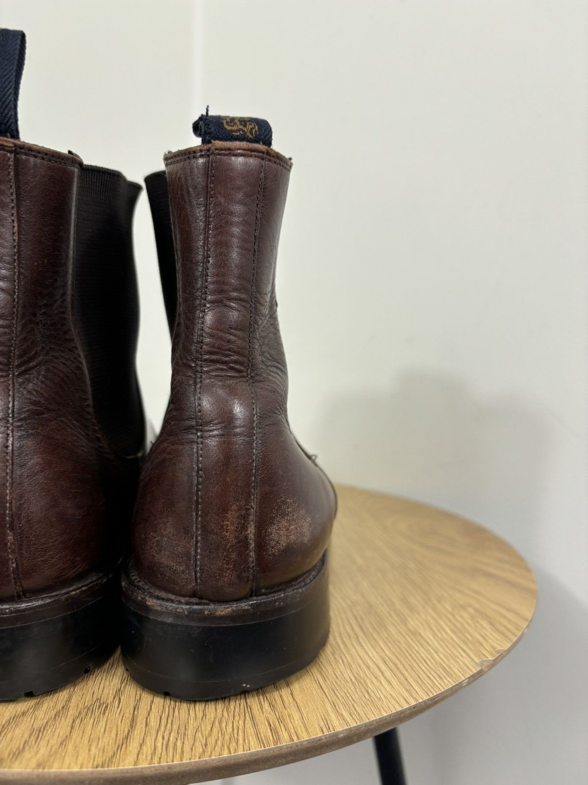 Other Ed Meier Munich Men’s Dark Brown Leather Ankle Chelsea Boots Size US 11 / EU 44 - 15 Thumbnail