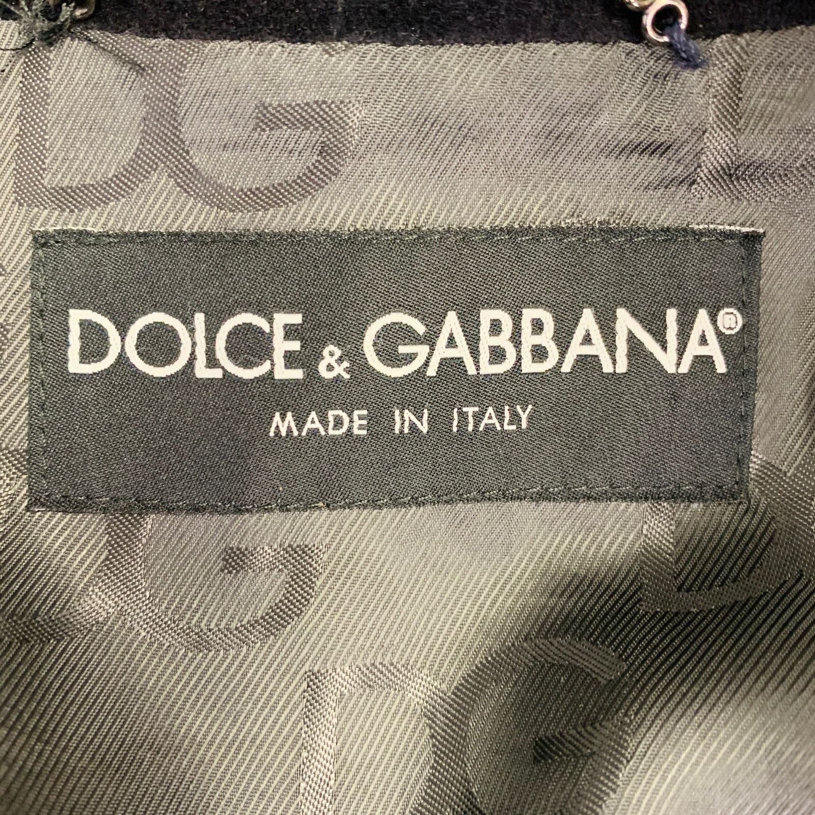 Dolce & Gabbana DOLCE & GABBANA Black Calfskin Suede Zip Up Work Jacket Size US M / EU 48-50 / 2 - 4 Thumbnail