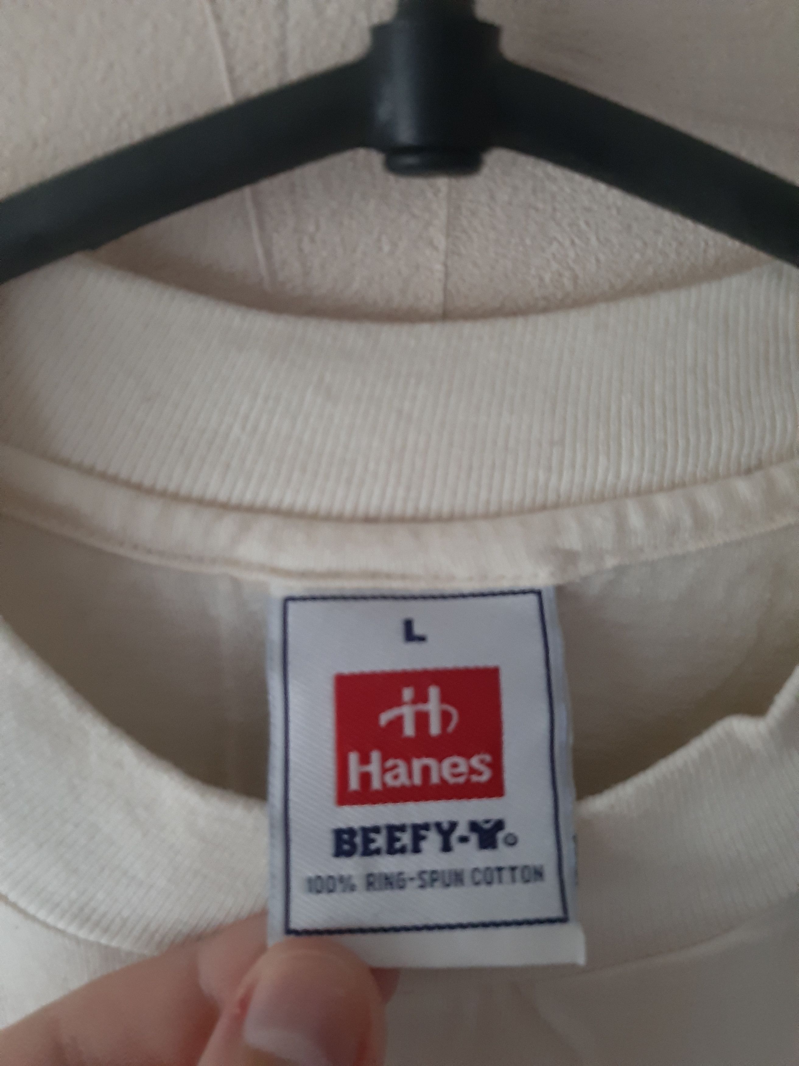 Hanes × Vintage Rare vintage single stitch made in USA animal cow tee 80s 90 Size US L / EU 52-54 / 3 - 4 Thumbnail