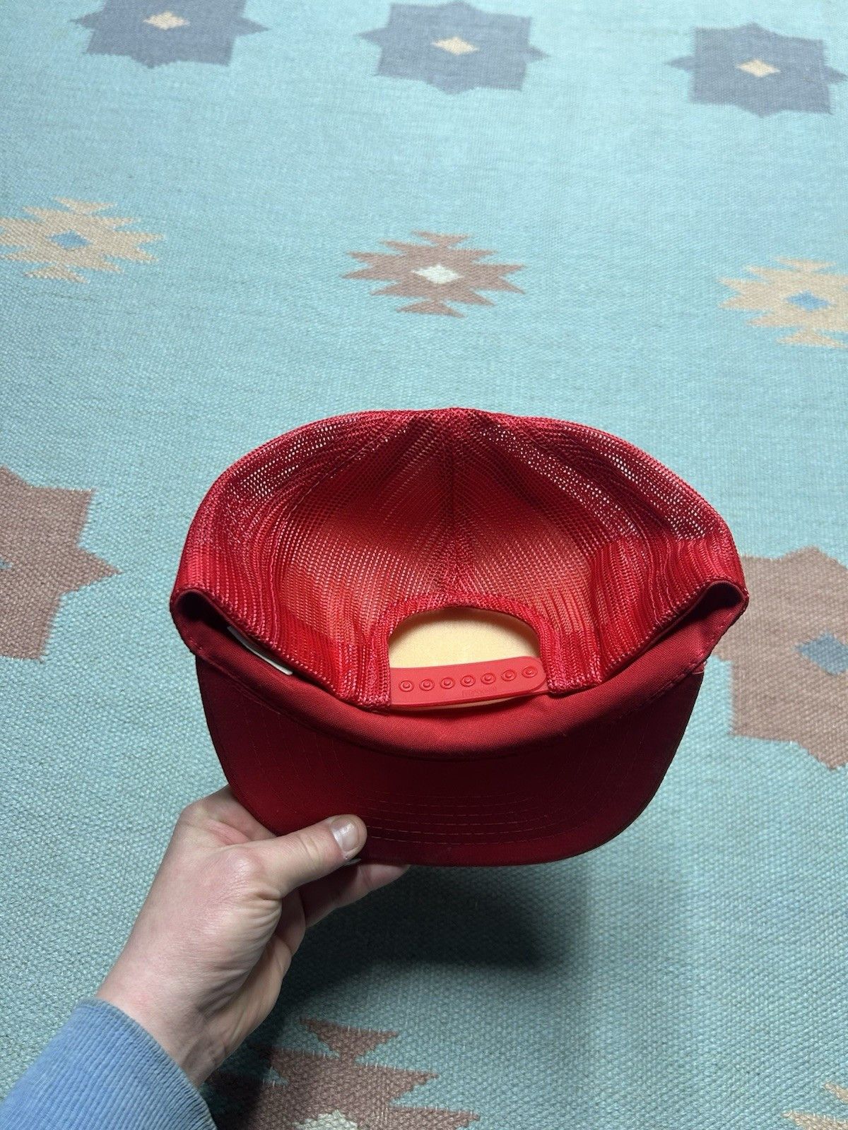 Vintage Vintage trucker hat Haddix Lumber red Michigan snapback Size ONE SIZE - 4 Thumbnail