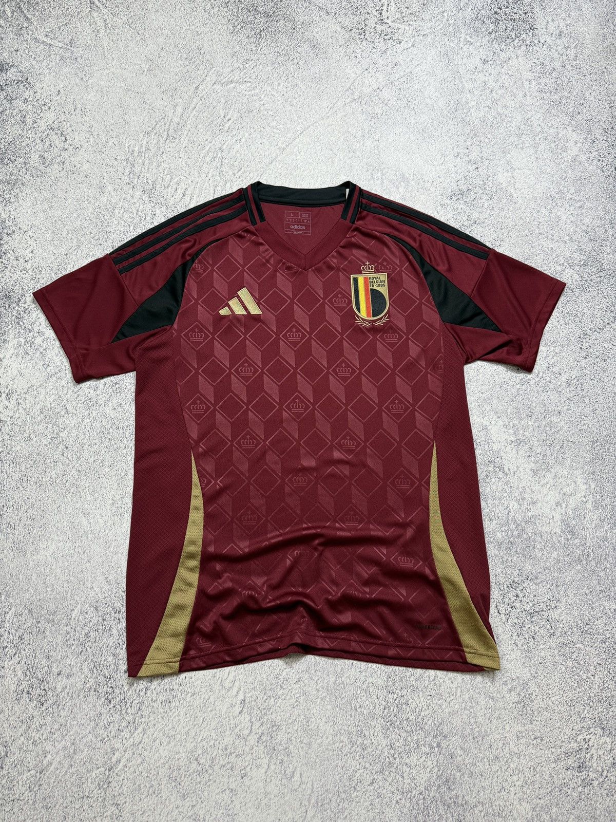 Adidas Adidas Belgium Home Soccer Jersey Euro 2024 Football Shirt Size US L / EU 52-54 / 3 - 2 Thumbnail