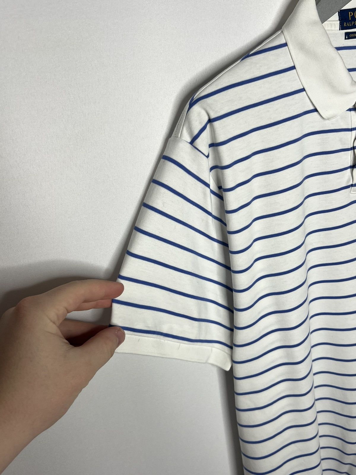 Vintage Vintage Polo Ralph Lauren Luxury Striped Polo Shirt Tee Size US XL / EU 56 / 4 - 7 Thumbnail