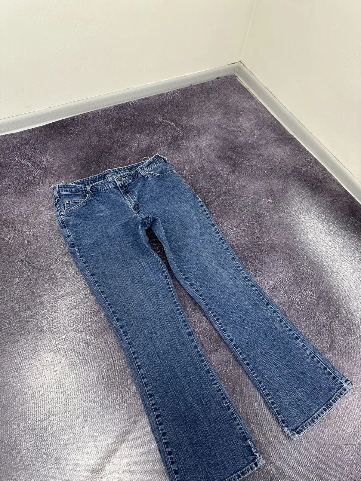 Dickies × Vintage Vintage Dickies Y2K Blue Denim Hype Flared Jeans Size US 32 / EU 48 - 6 Thumbnail