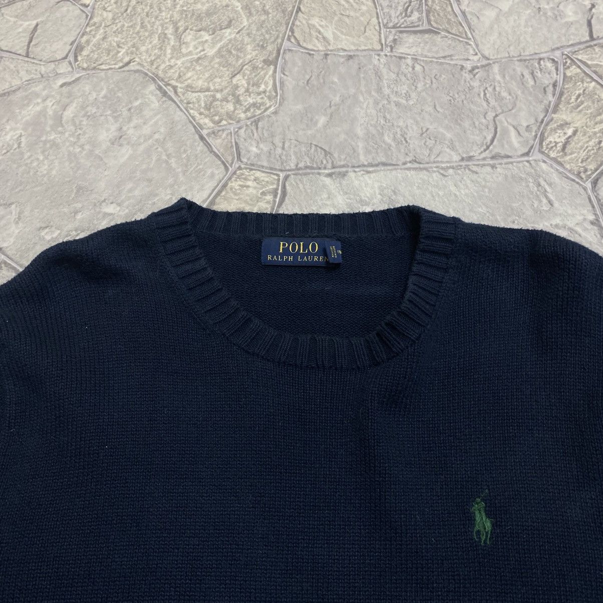 Polo Ralph Lauren Vintage Polo Ralph Lauren Sweater Knit Jumper Navy Size US S / EU 44-46 / 1 - 5 Thumbnail