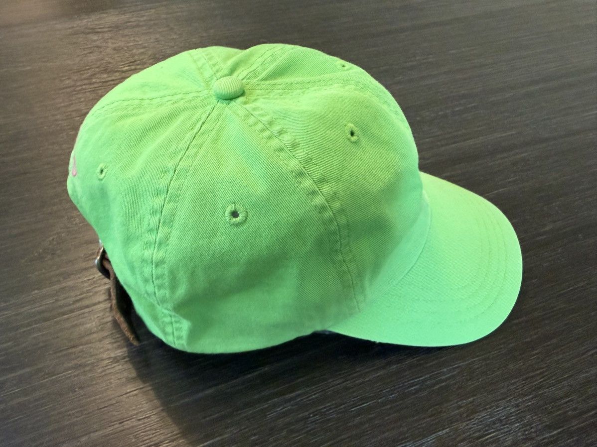 Polo Ralph Lauren Vintage Polo Ralph Lauren Neon Green Strapback Hat Size ONE SIZE - 5 Thumbnail