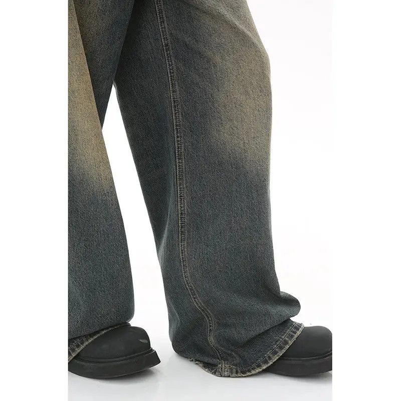 Japanese Brand Old Blue Washed Denim Pants Size US 31 - 5 Thumbnail