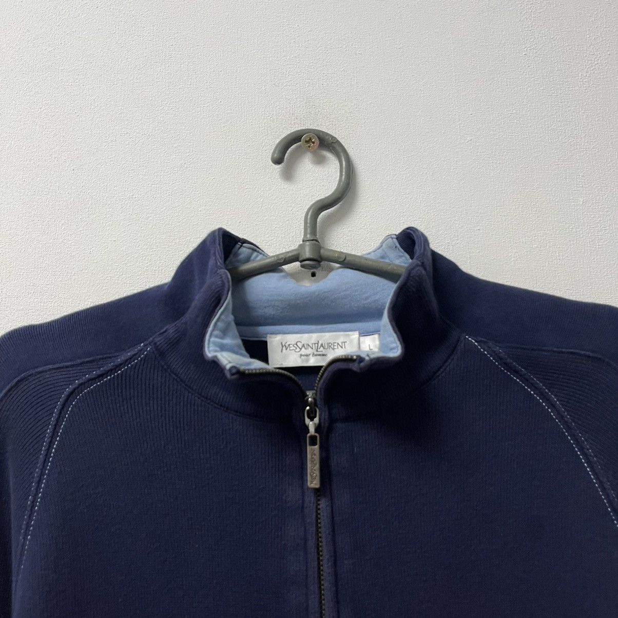 Yves Saint Laurent Vintage Yves Saint Laurent YSL ZIP Sweater Hype Street Size US L / EU 52-54 / 3 - 4 Thumbnail