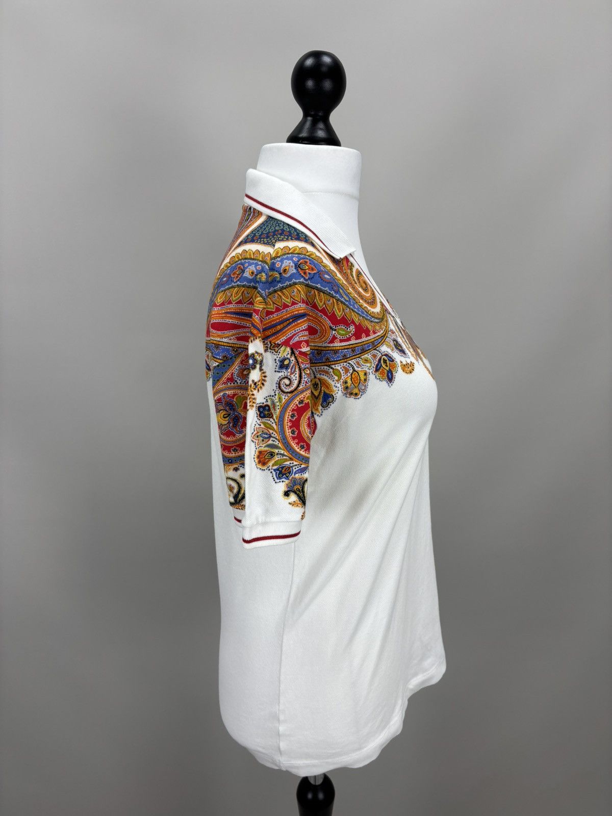 Etro Womens t shirt ETRO Size 46 Color White Size L / US 10 / IT 46 - 5 Thumbnail