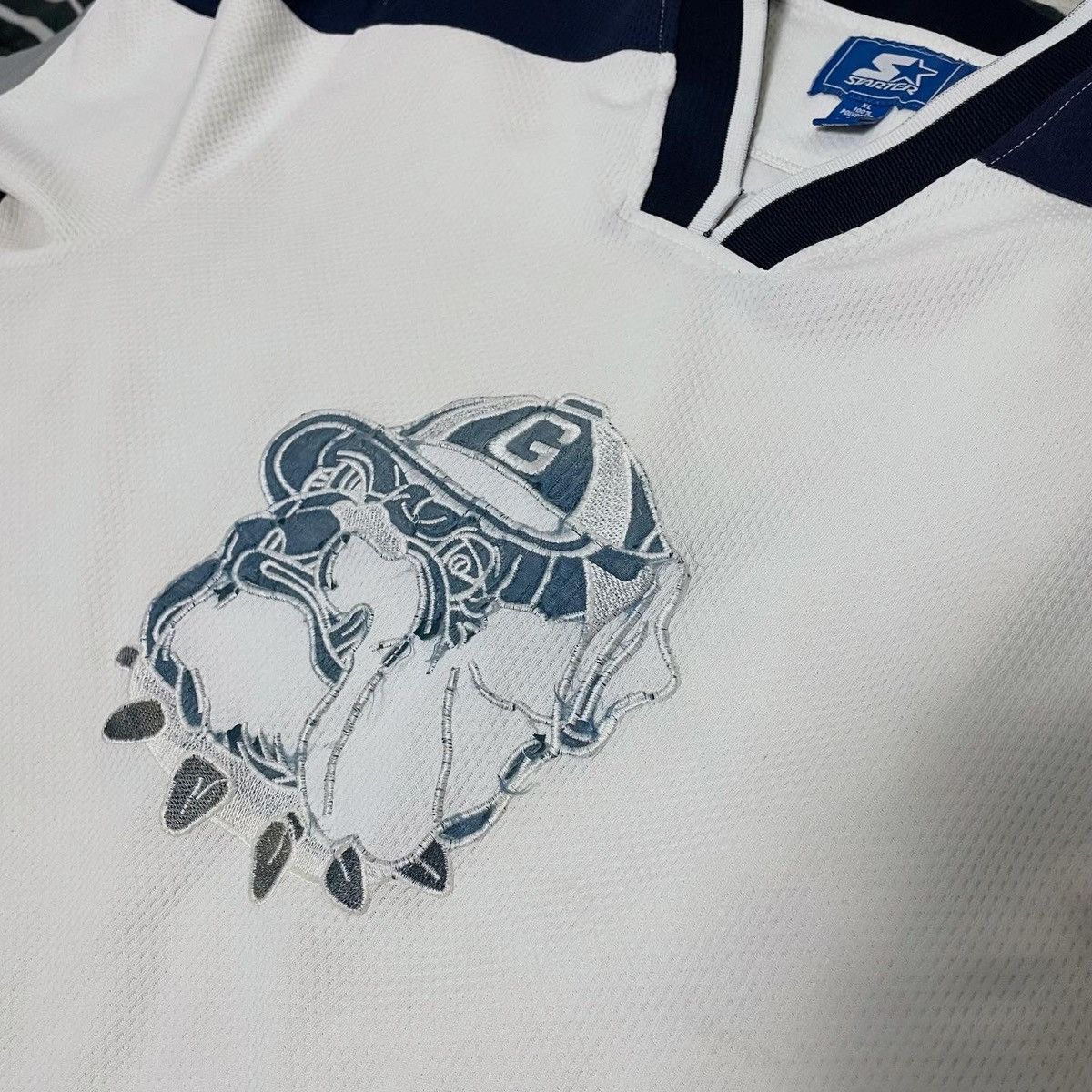 Starter Vintage Starter Georgetown Hoyas Hockey Jersey 90s Size US XL / EU 56 / 4 - 4 Thumbnail