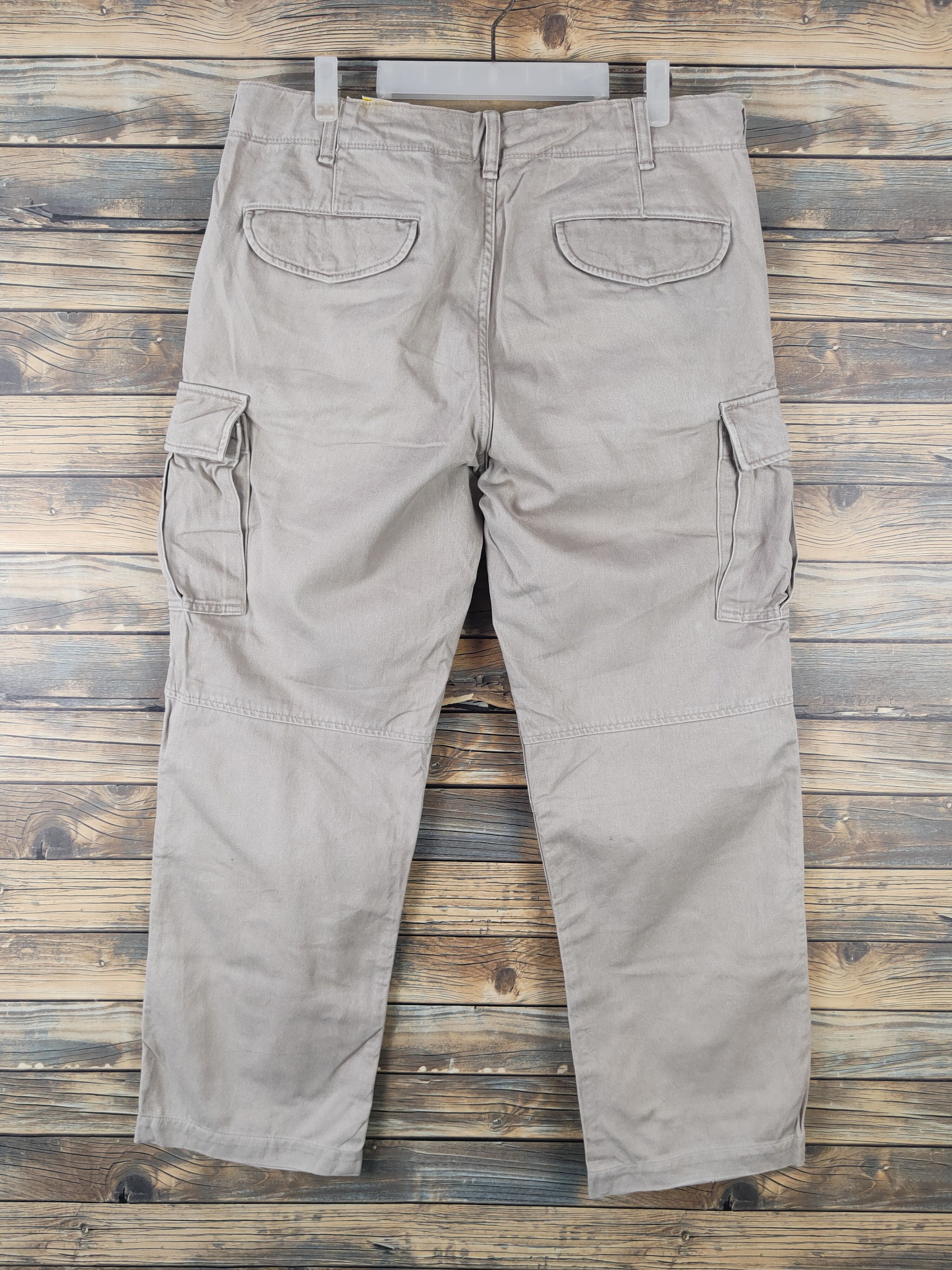 Japanese Brand DL Uniqlo Beige Multipocket Cargo Pants #2117 Size US 36 / EU 52 - 7 Thumbnail