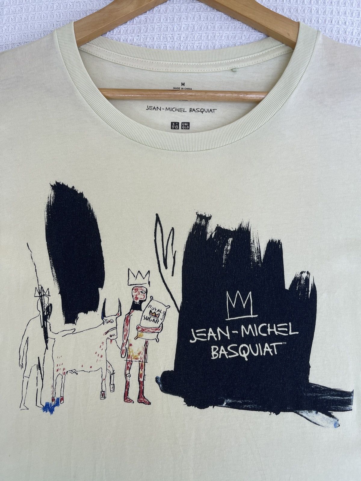 Jean-Michel Basquiat Last Drop🔥Rare🔥Jean Michel Basquiat X Uniqlo Arts T-Shirt Size US M / EU 48-50 / 2 - 8 Thumbnail