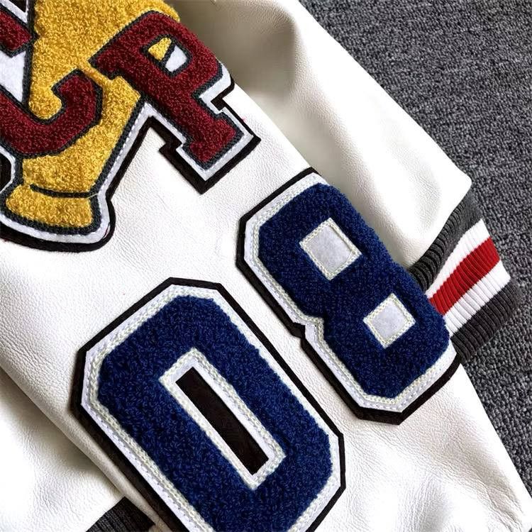 Japanese Brand × Vintage American retro embroidered baseball jacket Size US L / EU 52-54 / 3 - 5 Thumbnail