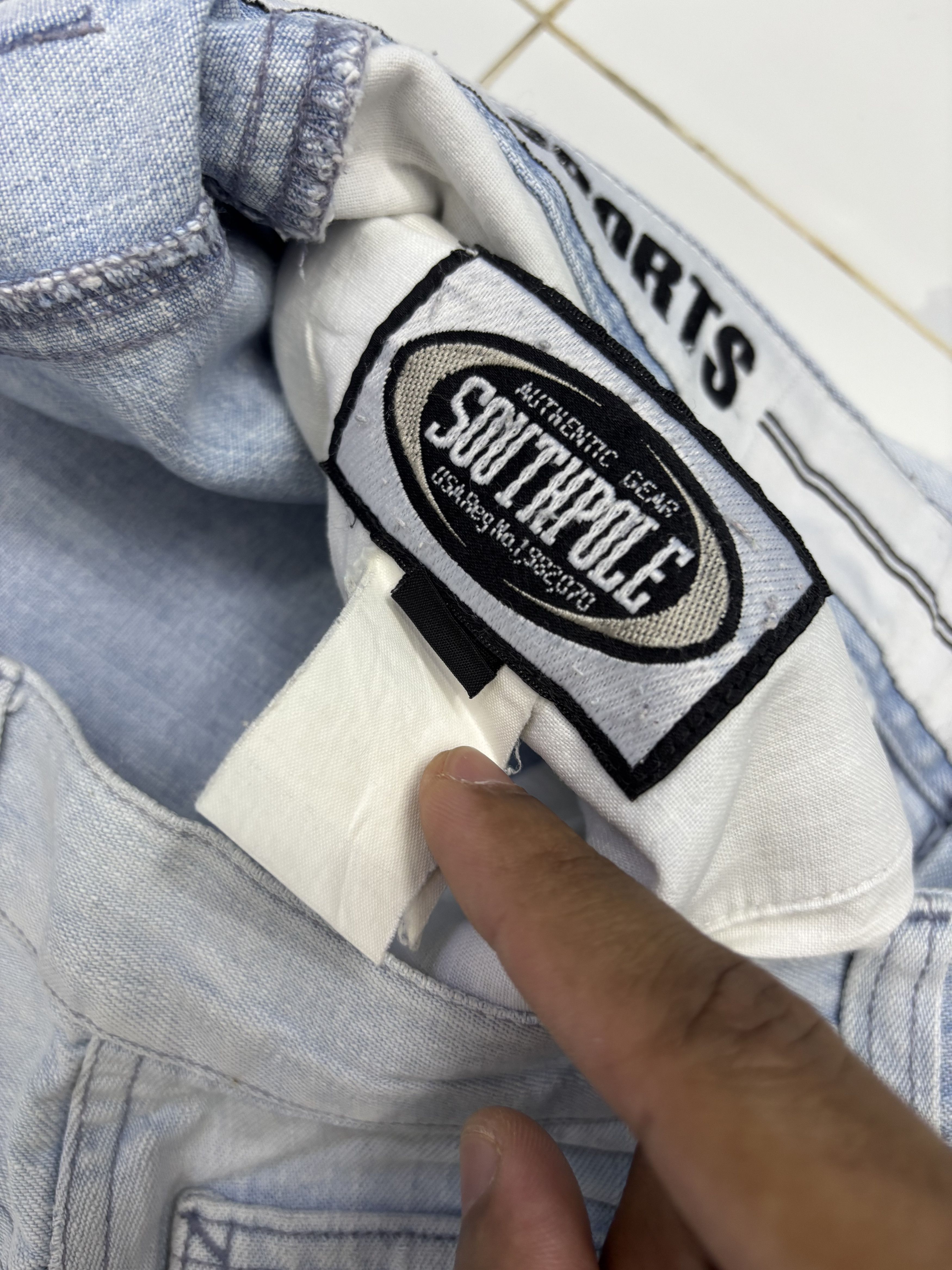 Southpole 🔥SOUTHPOLE BAGGY JEANS BLUE WASH WORKWEAR DENIM Size US 30 / EU 46 - 12 Thumbnail