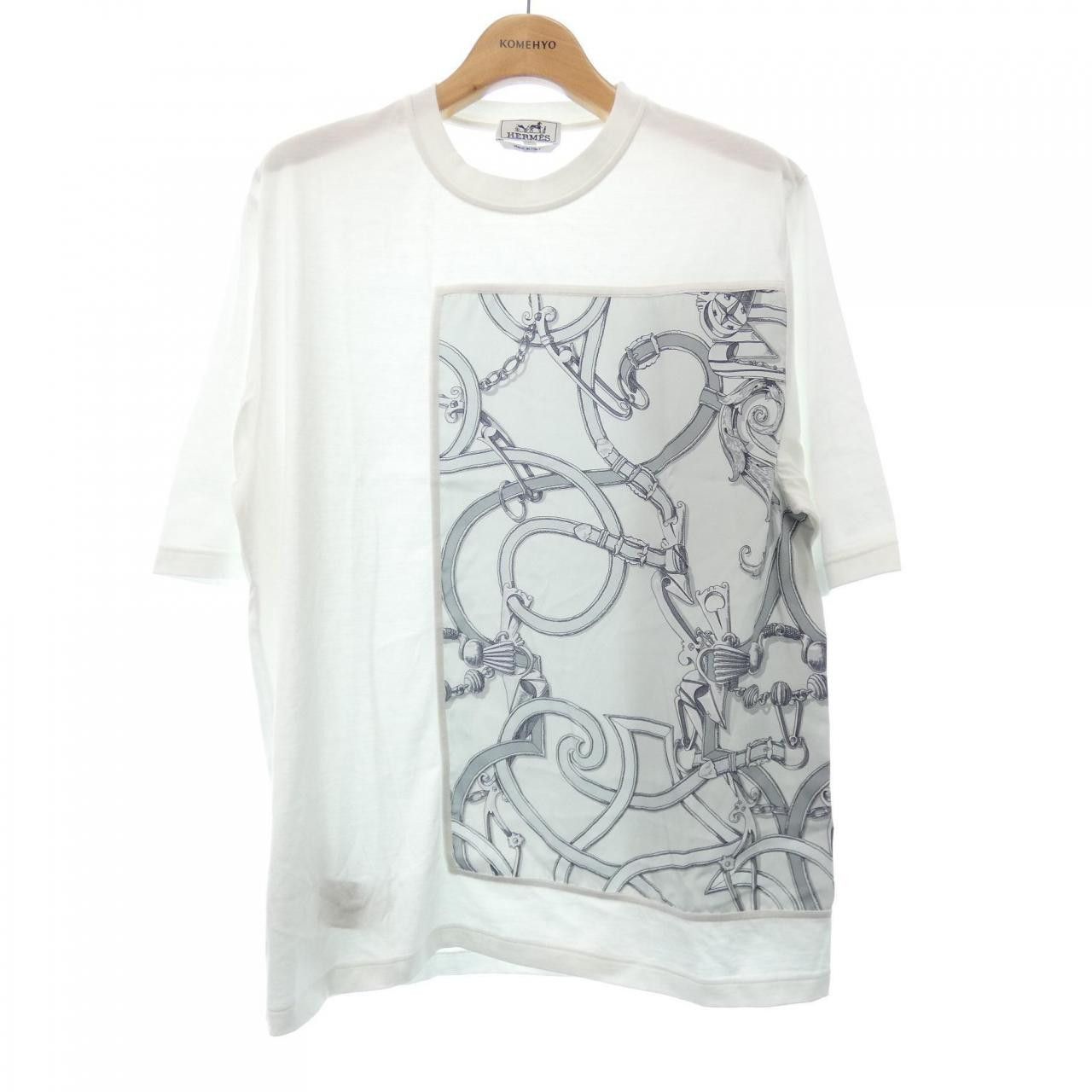 Hermes Hermes Hermès T-shirt Cotton T-shirt Textile T-Shirts DUTY FREE for USA Size ONE SIZE - 1 Thumbnail
