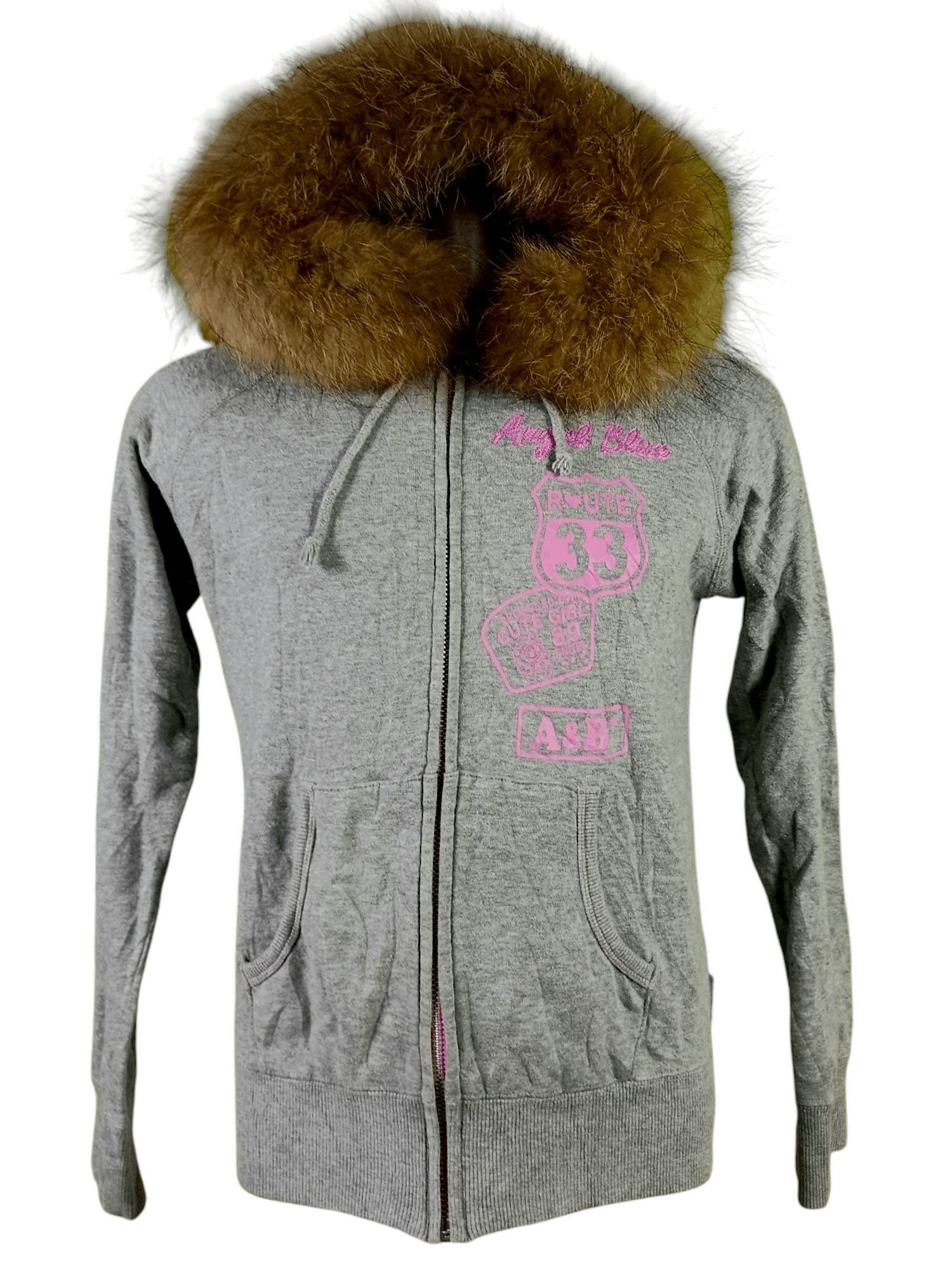 Angel Blue × Japanese Brand × Le Grande Bleu (L.G.B.) "ANGLE 💙 BLUE" R❤️ute 33 Fur Hoodie LGB Style Size US L / EU 52-54 / 3 - 2 Thumbnail