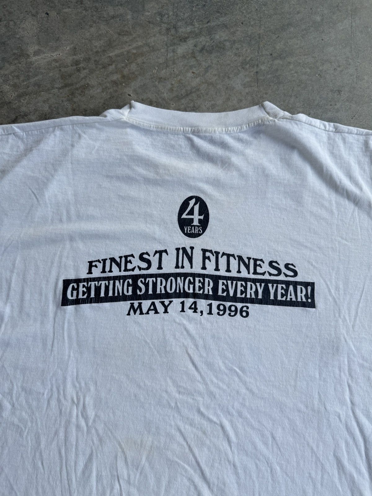 Vintage *RARE* VINTAGE 90s POWERHOUSE GYM TEE DORIAN YATES Size US XXL / EU 58 / 5 - 8 Thumbnail
