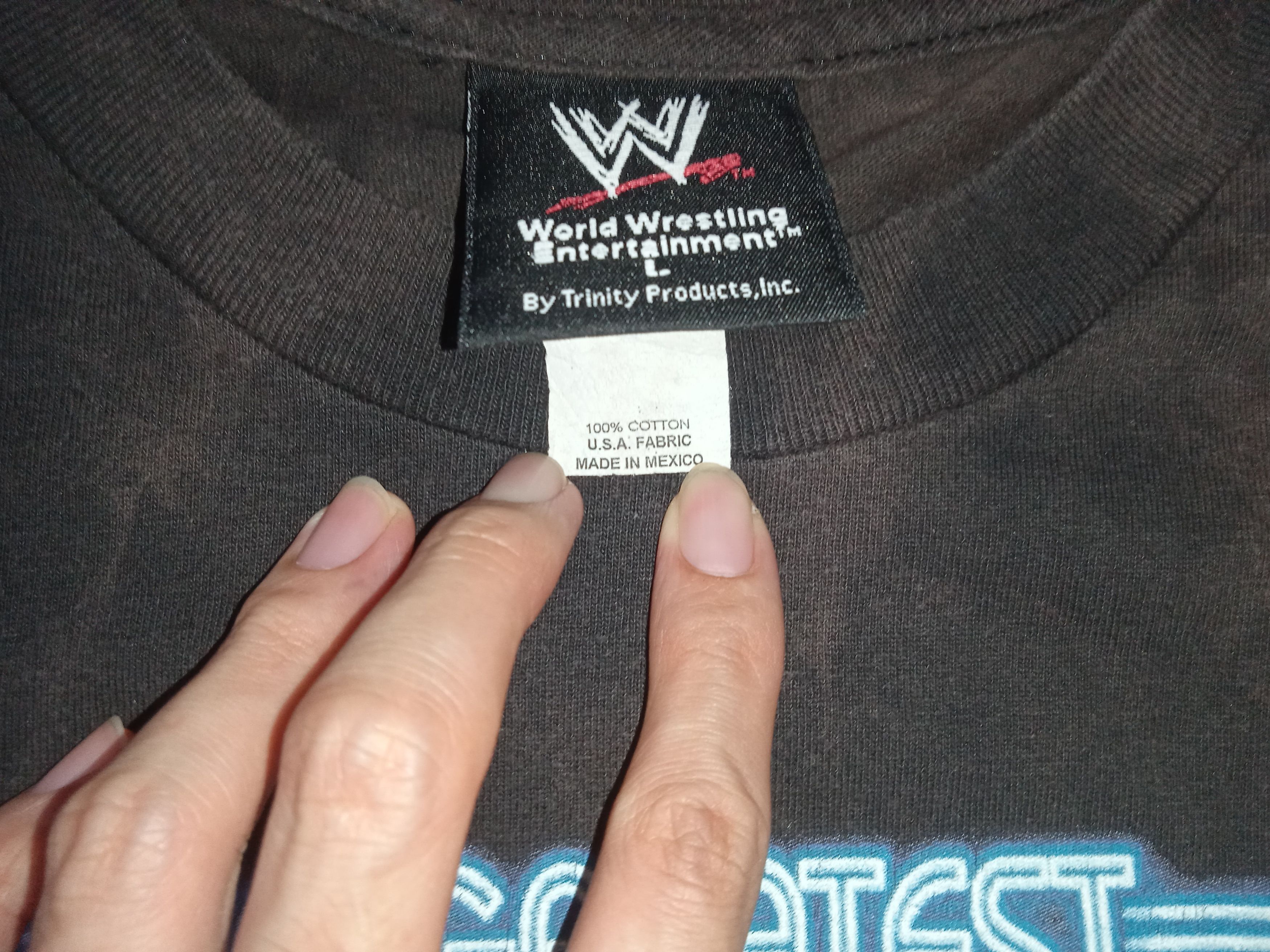 Vintage Vintage 2000s Greatest Wrestling Stars of 80s T-Shirt Size US L / EU 52-54 / 3 - 3 Thumbnail